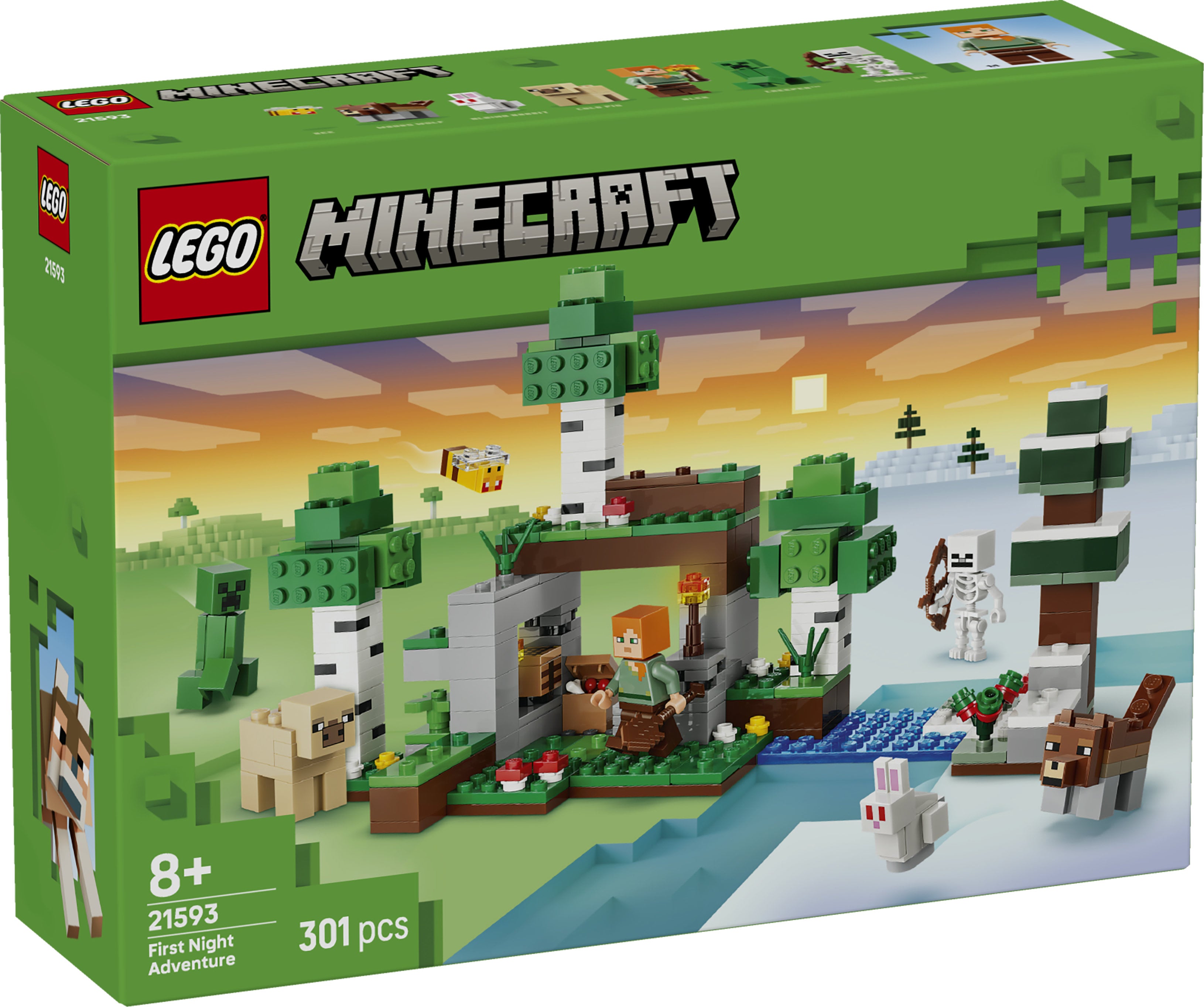LEGO Minecraft 21593 First Night Adventure V29 8+