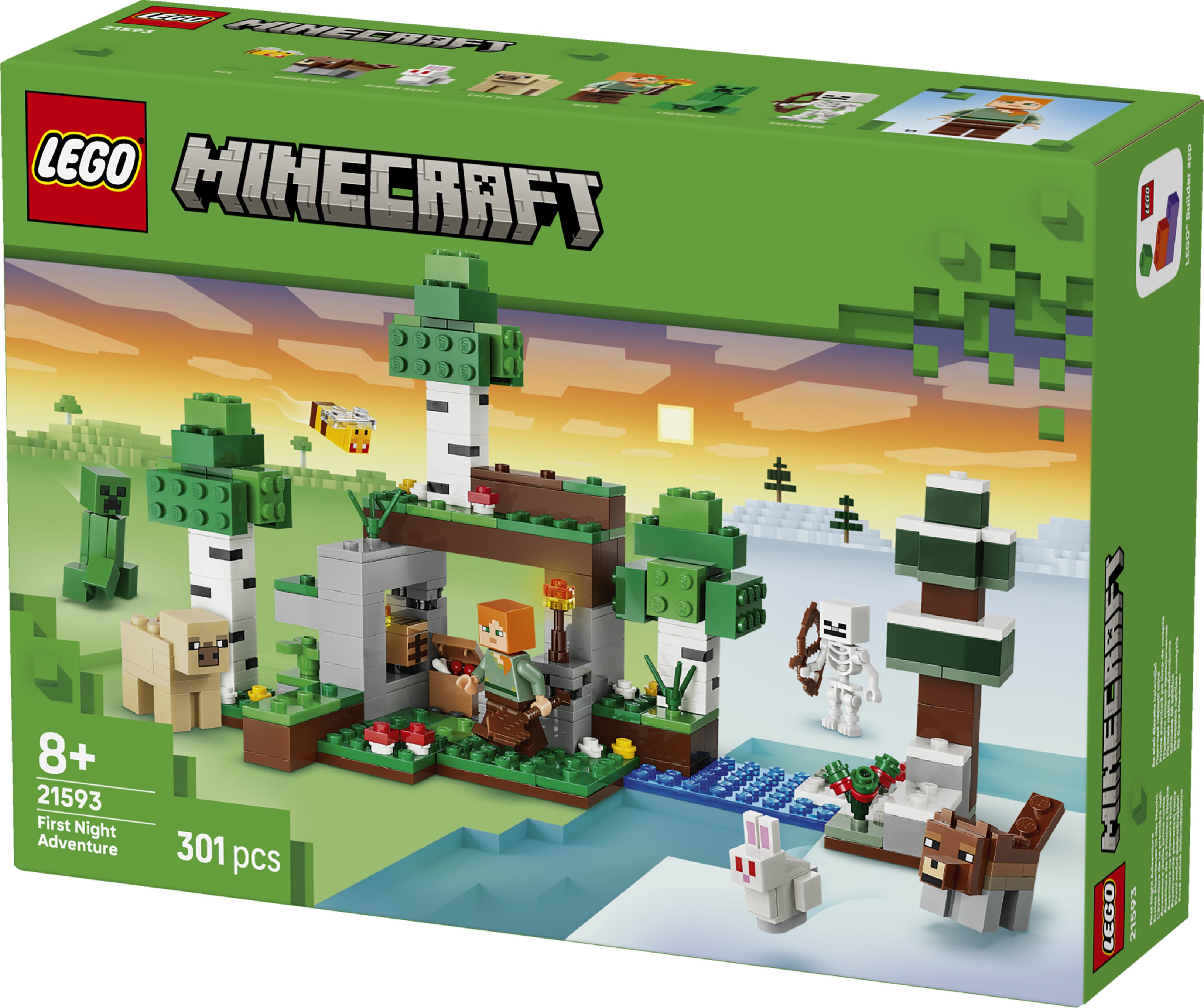 LEGO Minecraft 21593 First Night Adventure V29 8+
