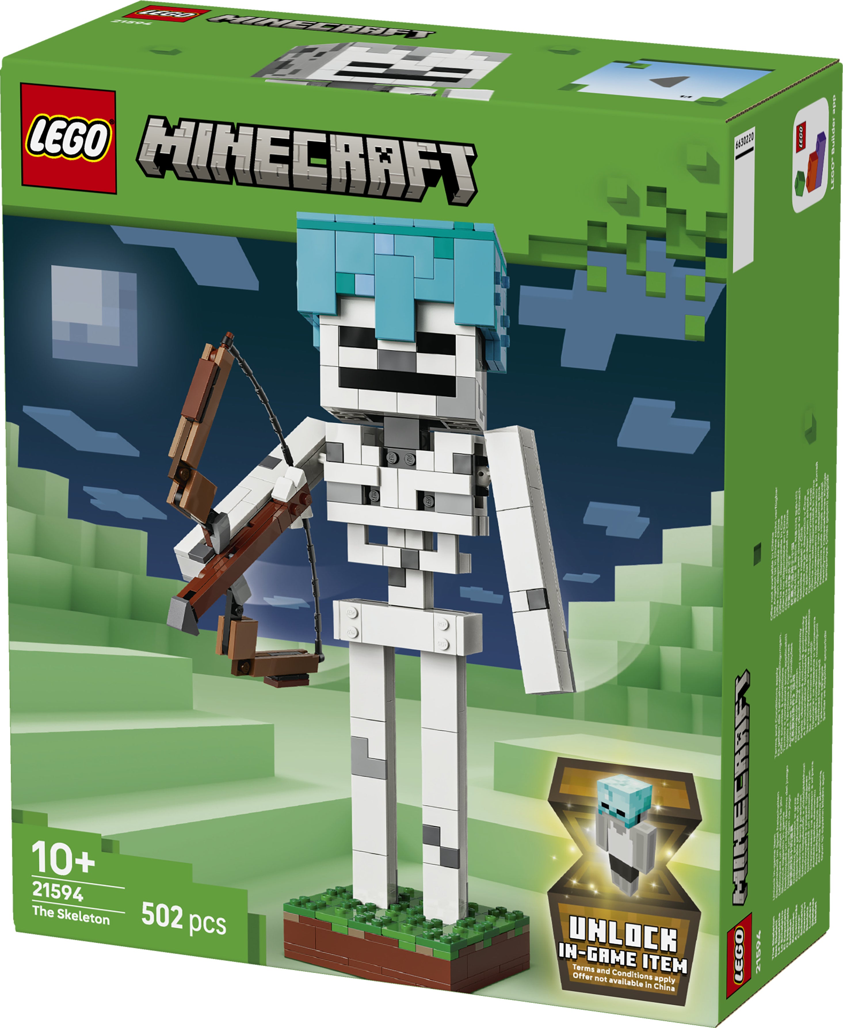 LEGO Minecraft 21594 The Skeleton V29 10+
