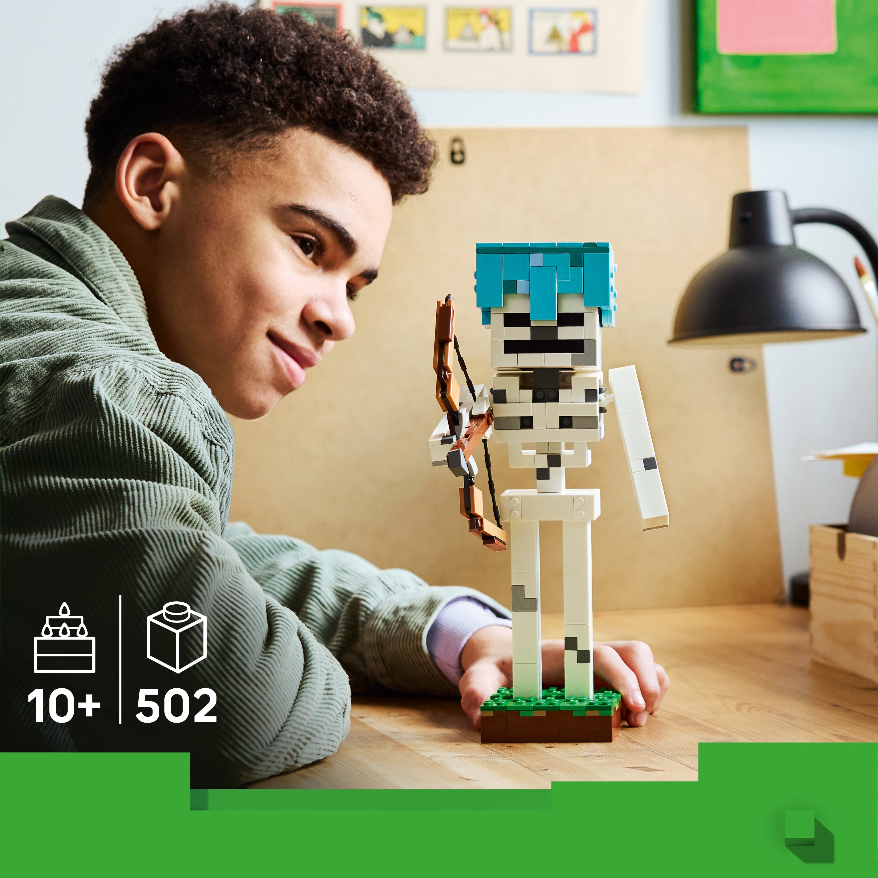 LEGO Minecraft 21594 The Skeleton V29 10+