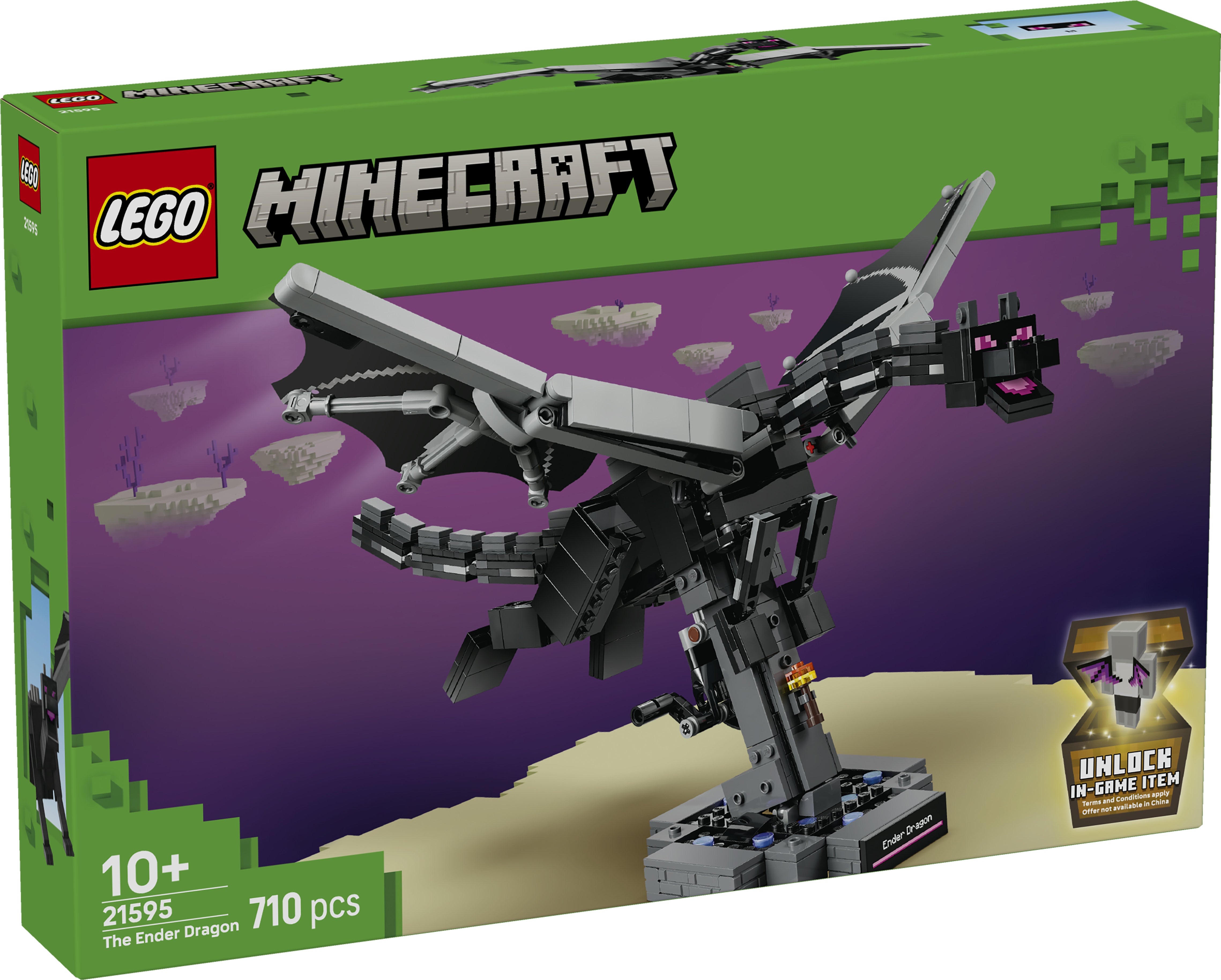 LEGO Minecraft 21595 The Ender Dragon V29 10+