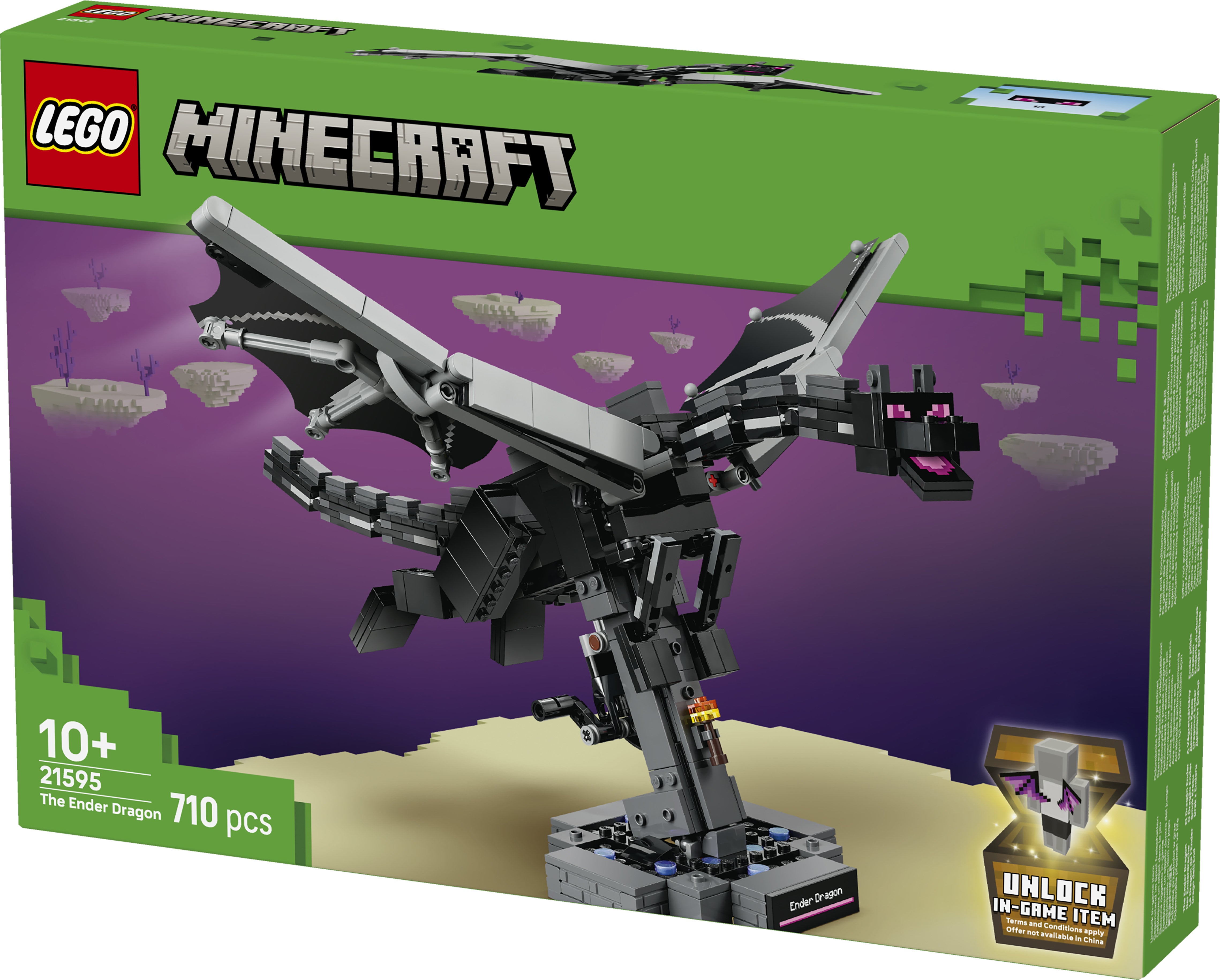 LEGO Minecraft 21595 The Ender Dragon V29 10+
