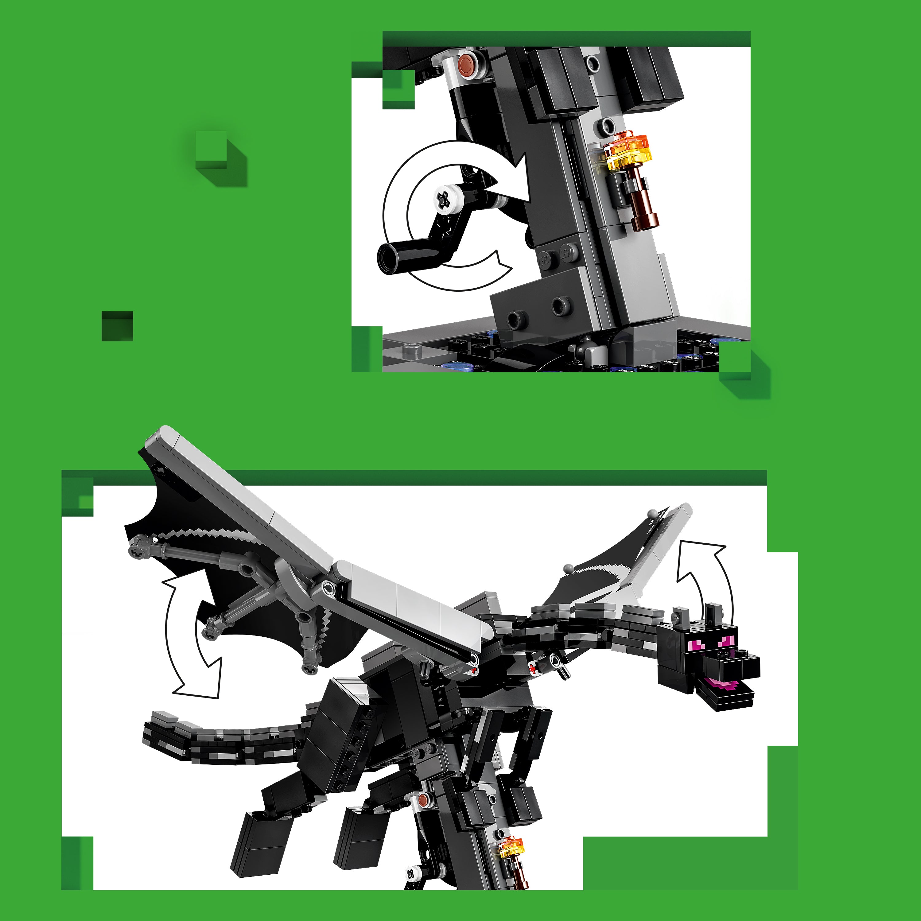 LEGO Minecraft 21595 The Ender Dragon V29 10+