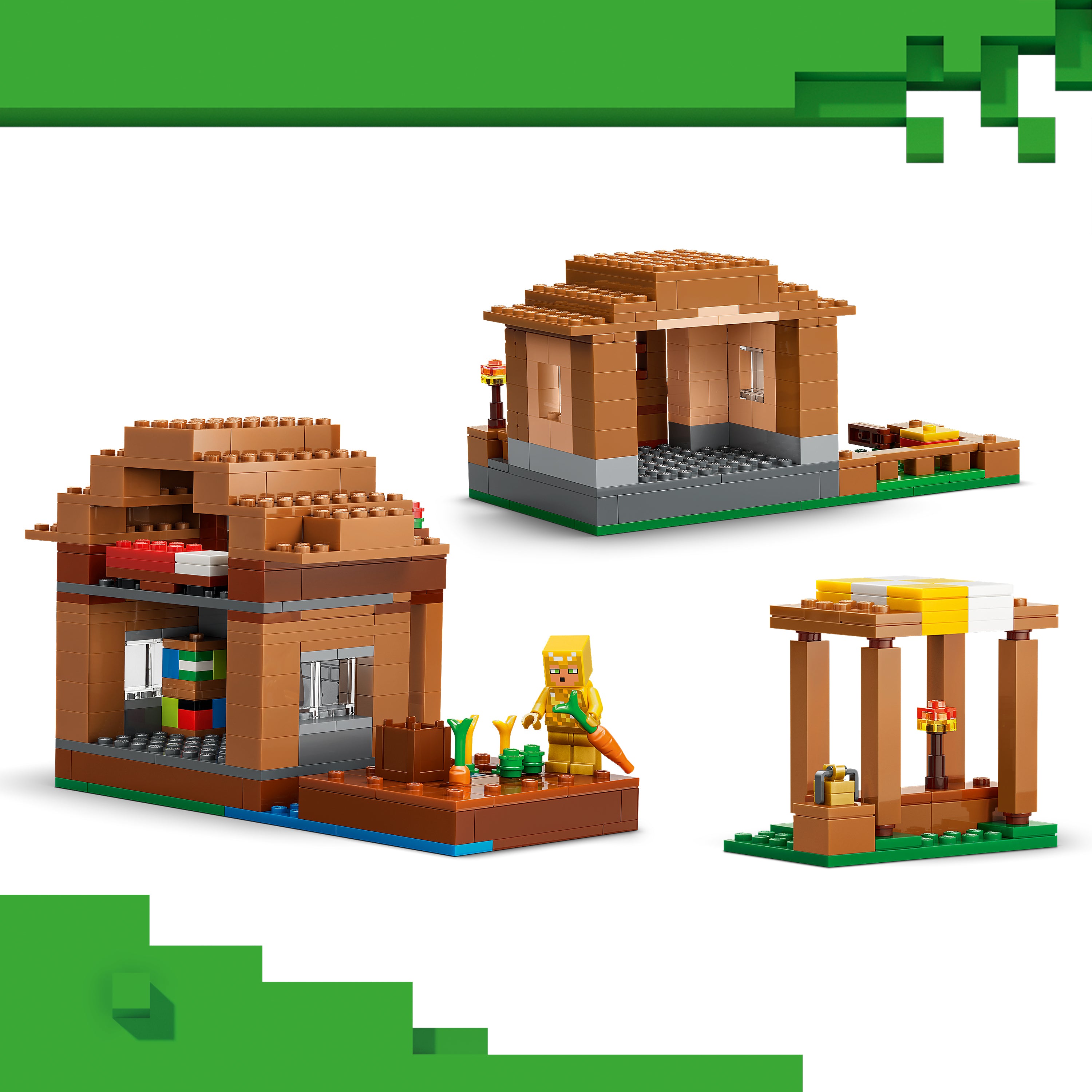 LEGO Minecraft 21596 Evoker Village Attack V29 9+