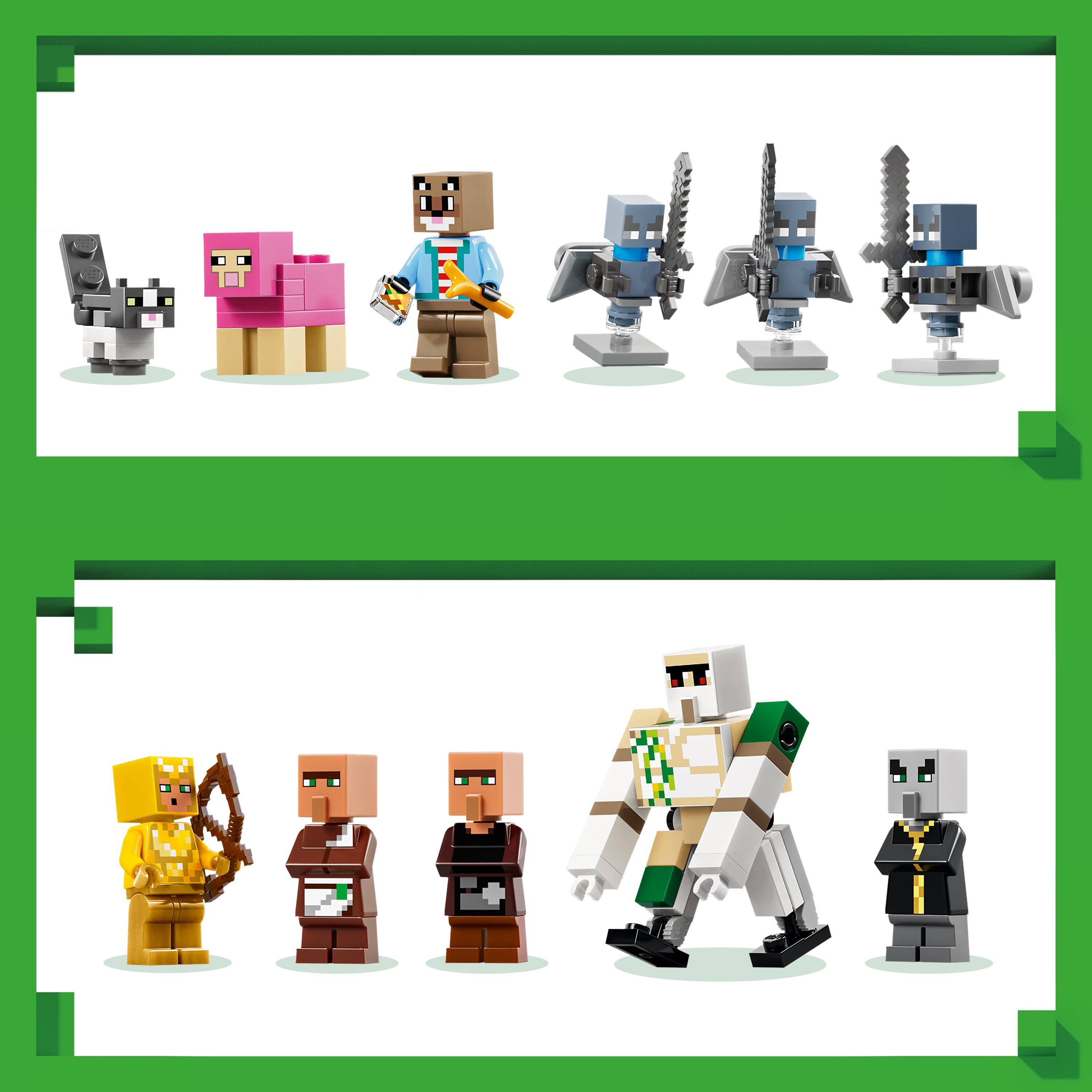 LEGO Minecraft 21596 Evoker Village Attack V29 9+