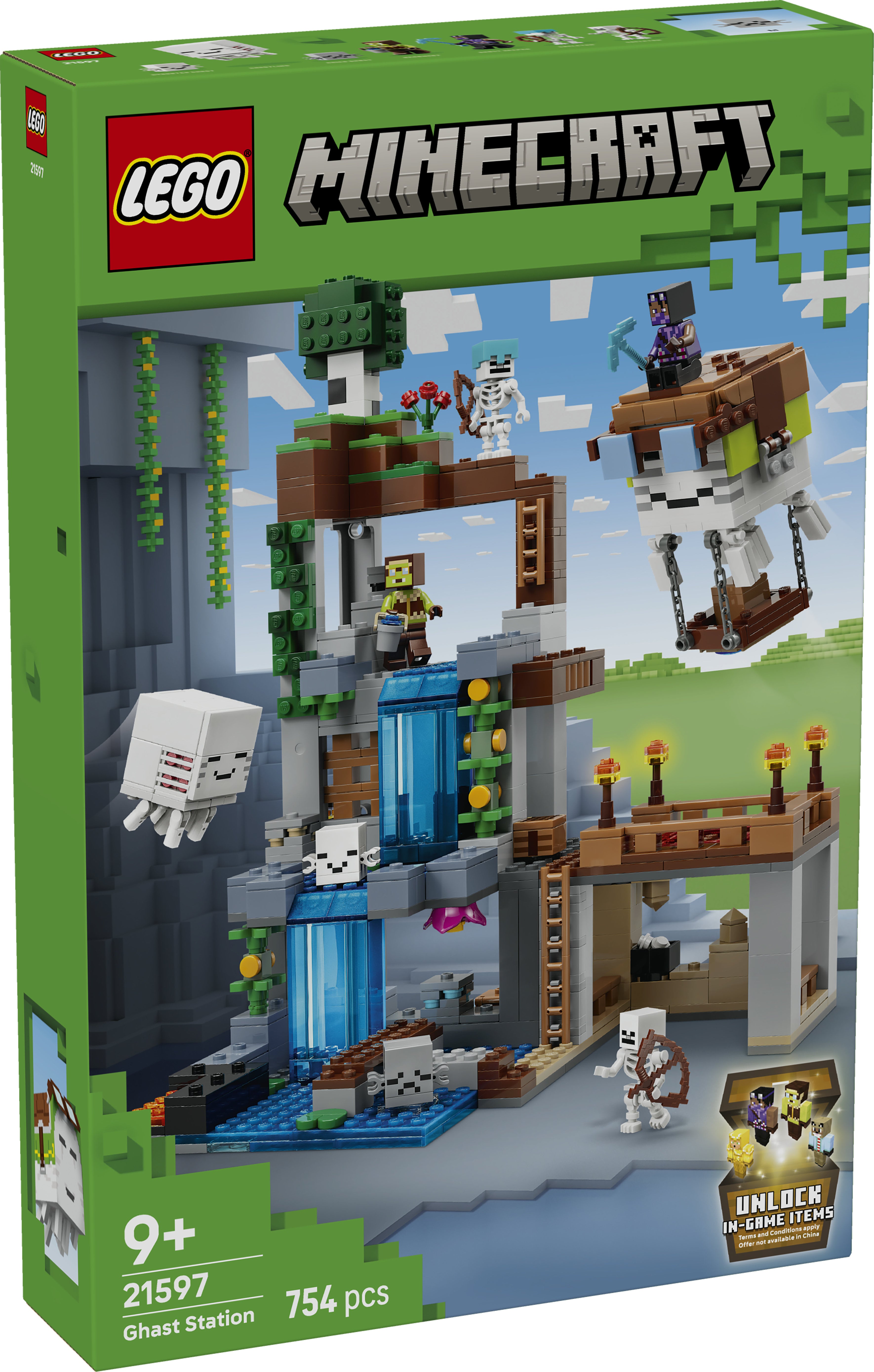 LEGO Minecraft 21597 Ghast Station V29 9+