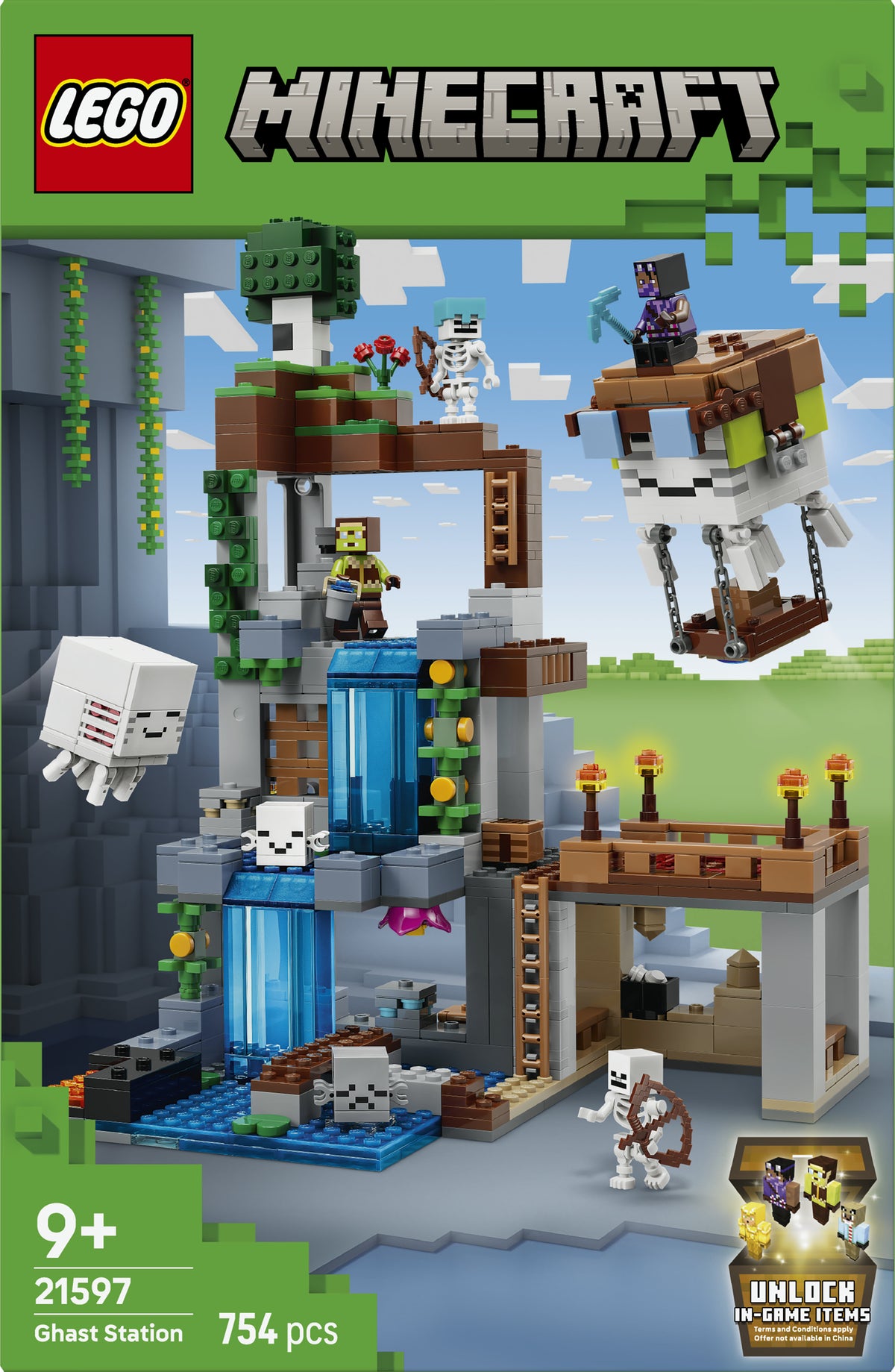 LEGO Minecraft 21597 Ghast Station V29 9+