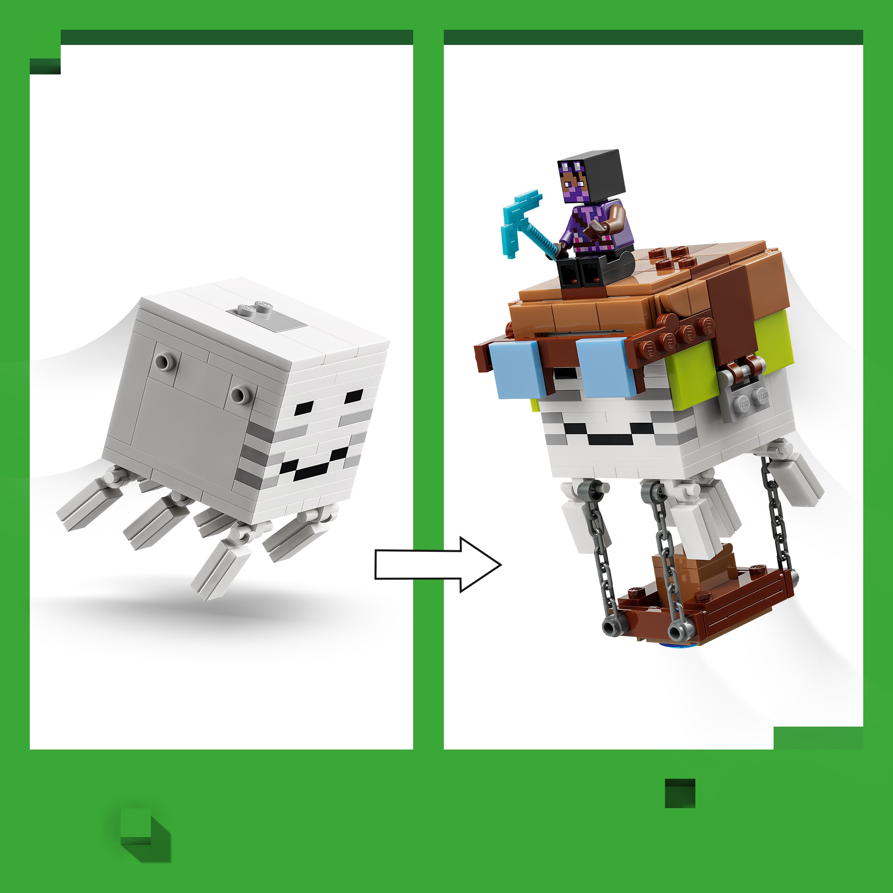 LEGO Minecraft 21597 Ghast Station V29 9+