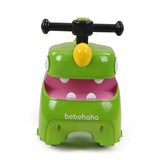 Dinosaur Ride-On Foot-to-Floor Toy for Kids Green