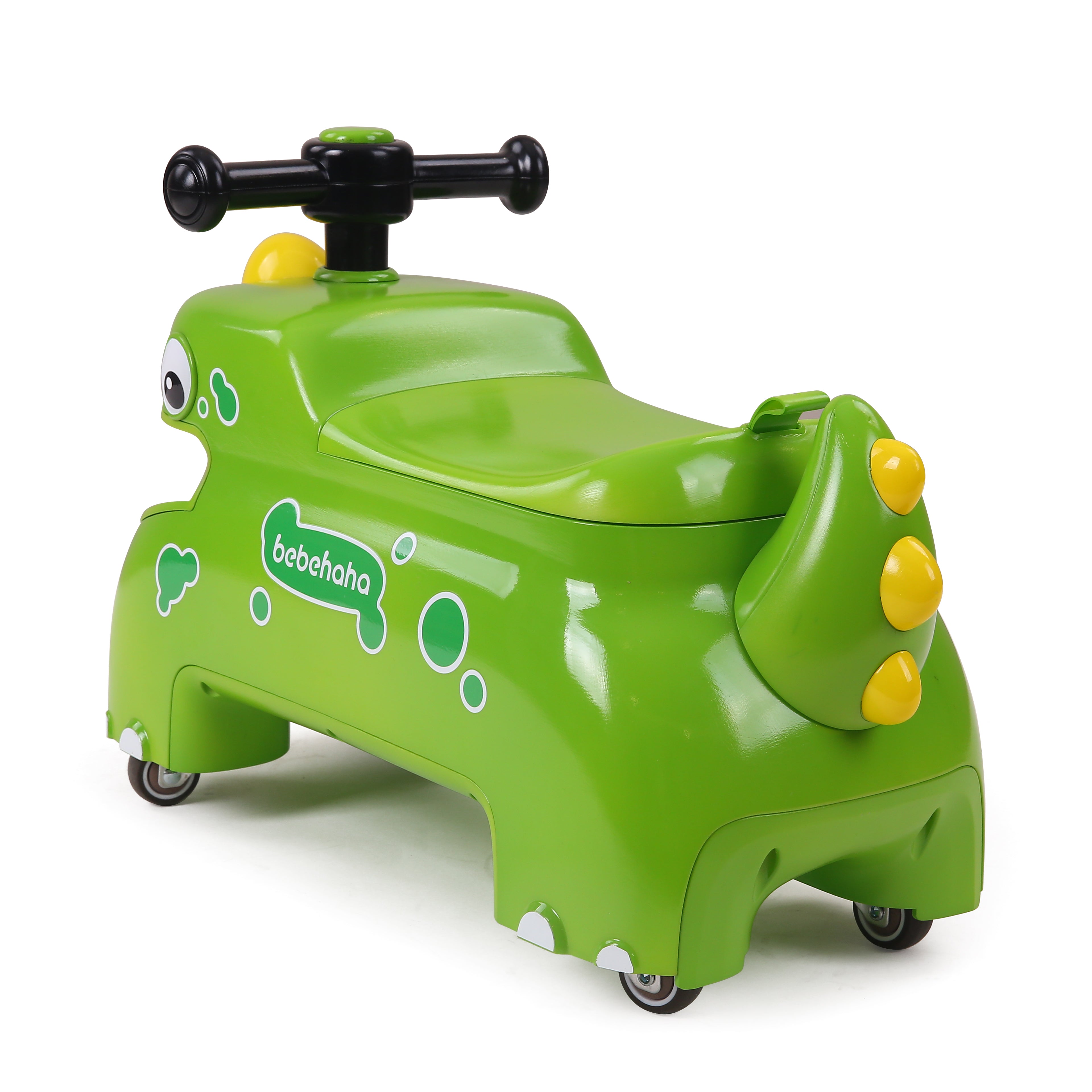 Dinosaur Ride-On Foot-to-Floor Toy for Kids Green