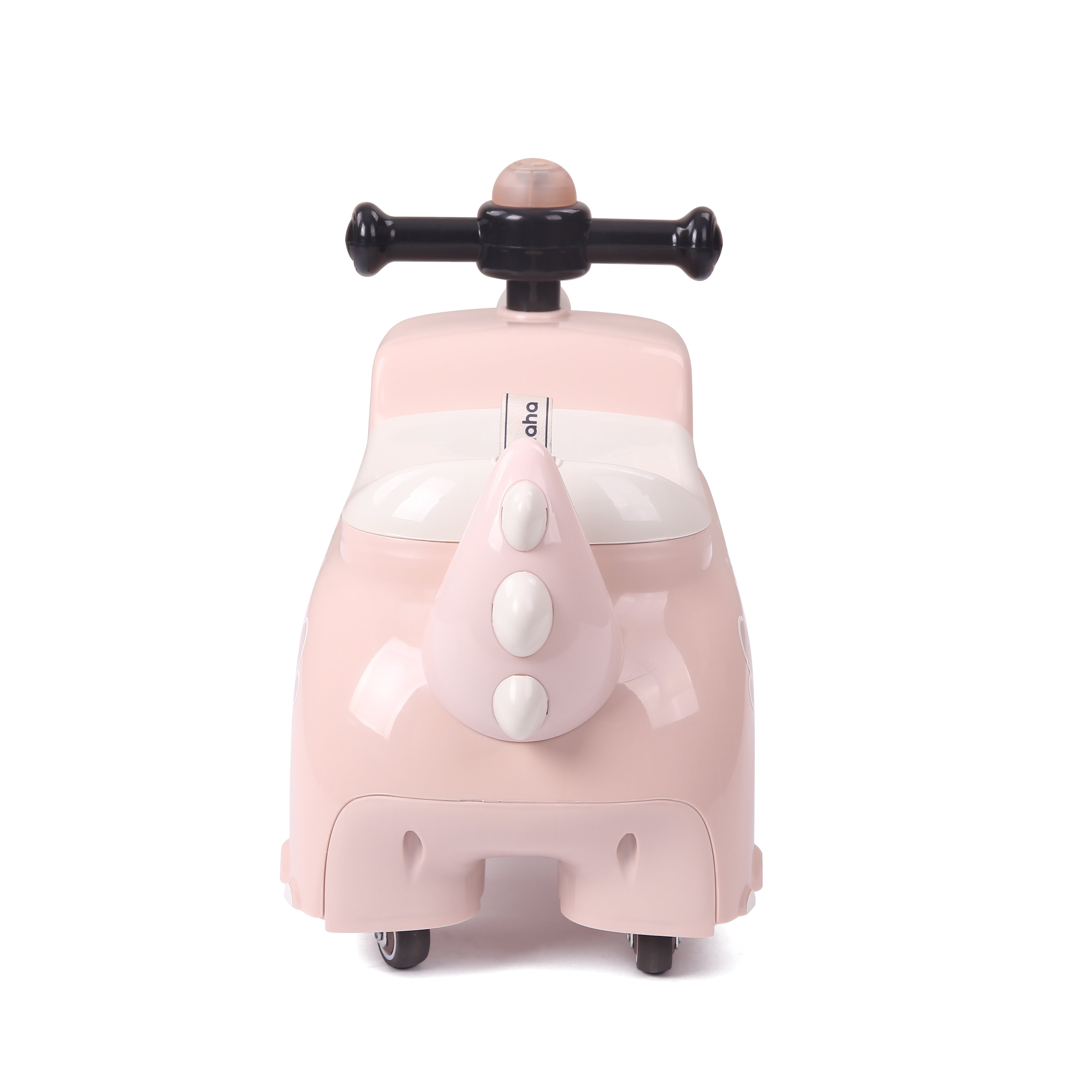 Dinosaur Ride-On Foot-to-Floor Toy for Kids Pink