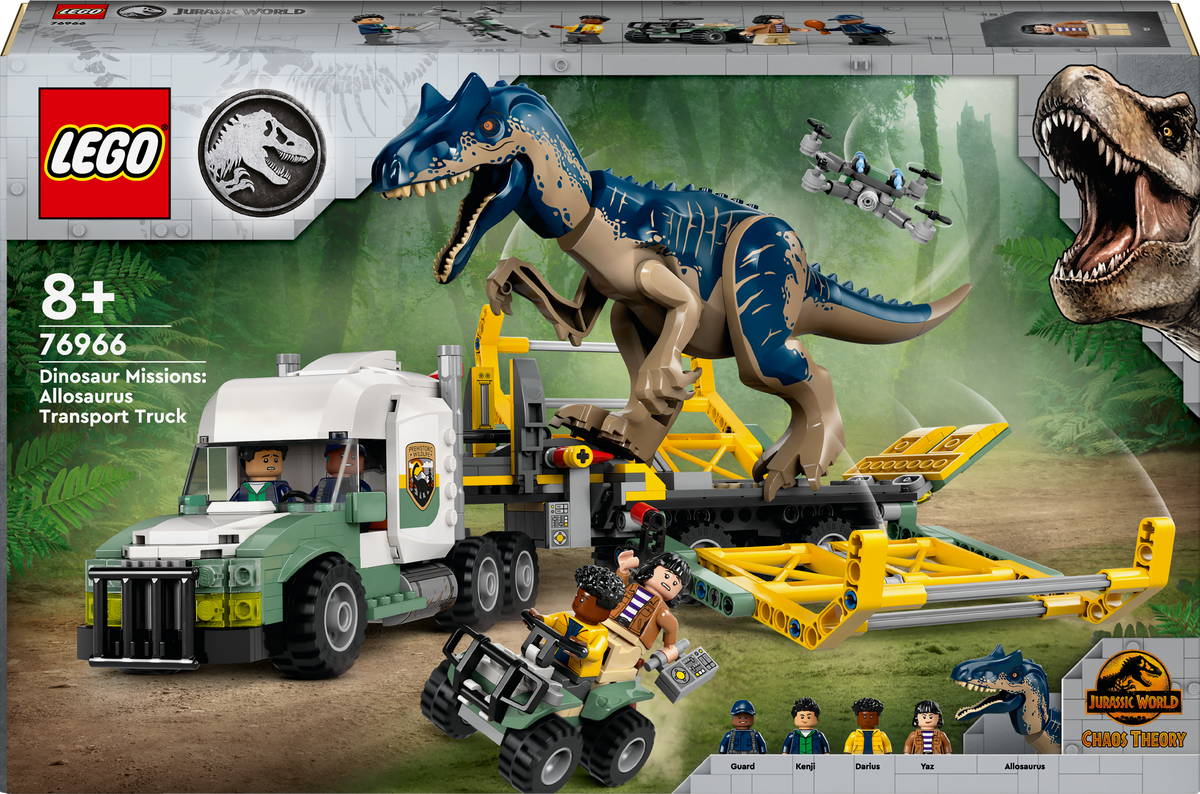 LEGO Jurassic World 76966 Dinosaur Missions: Allosaurus Transport Truck