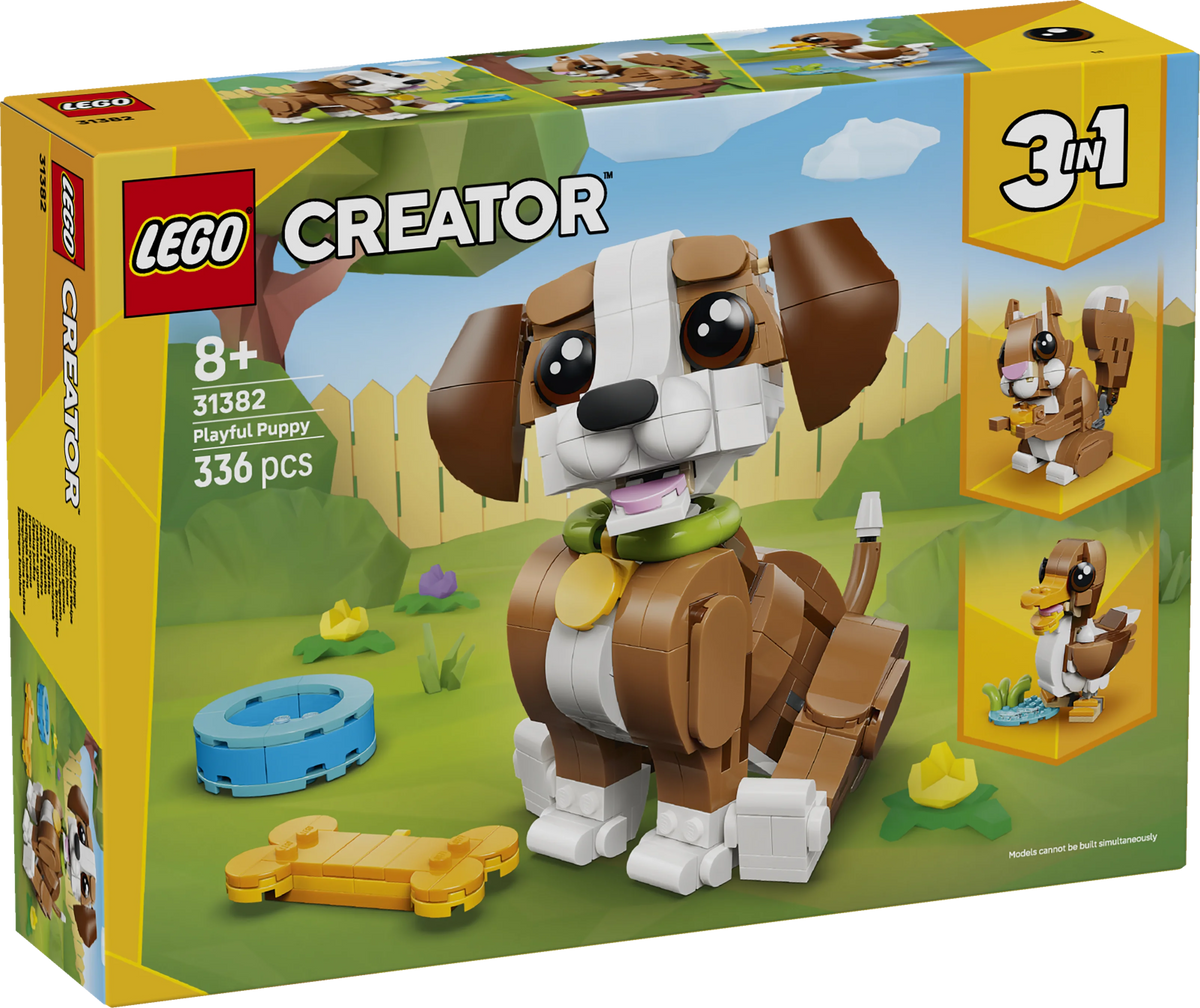 LEGO Creator 31382 Cute Animals: جرو لطيف مرح 8+