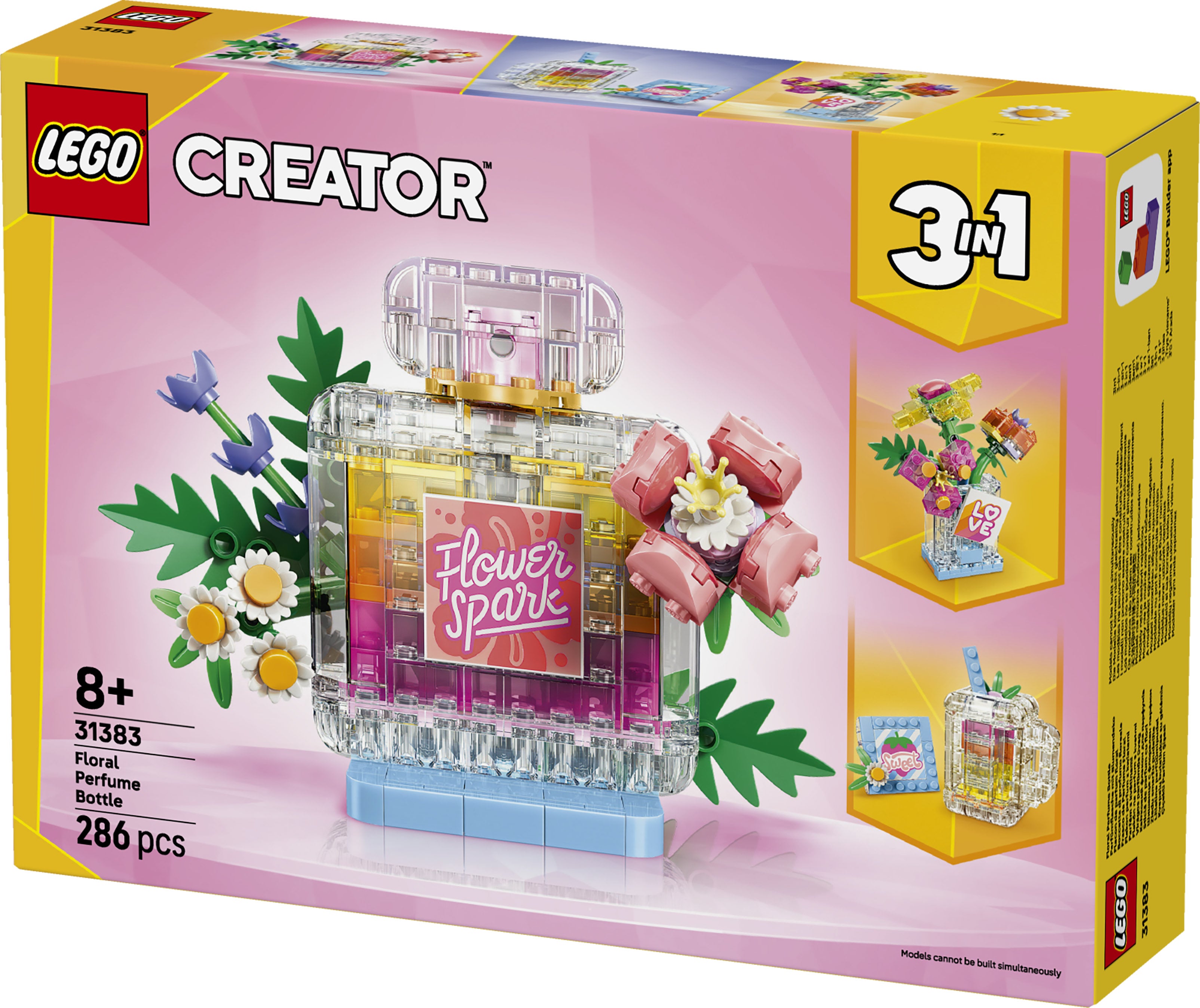 LEGO Creator 31383 Floral Decor Perfume Bottle V29 8+