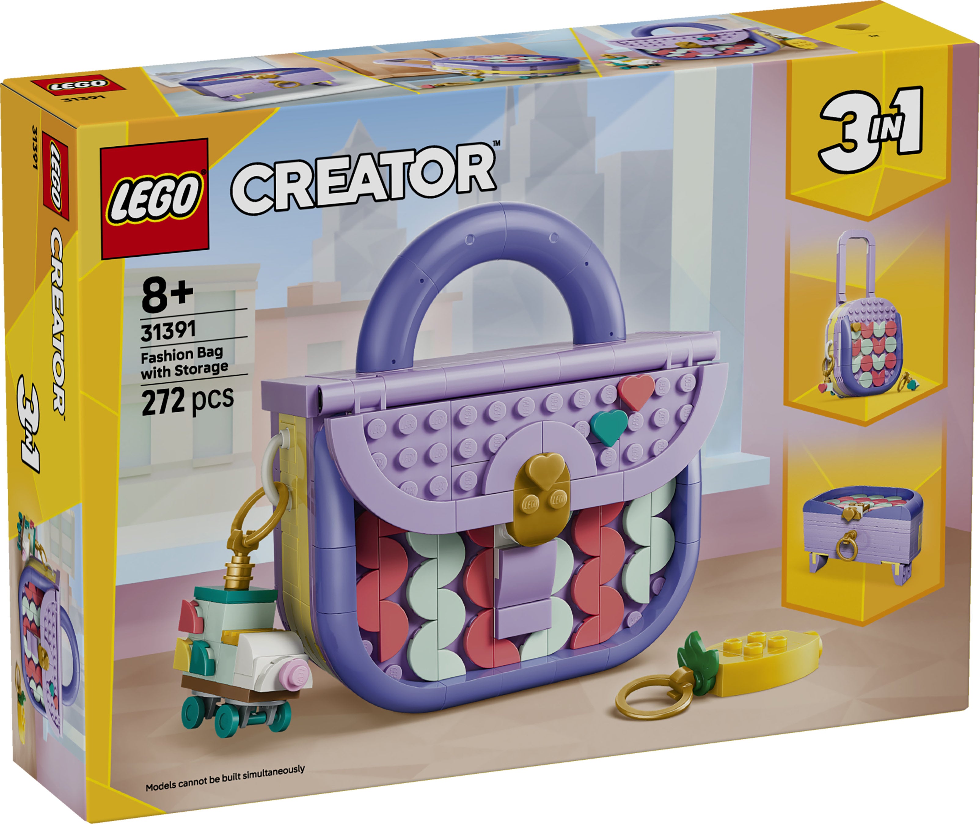 LEGO Creator 31391 Art Fashion Bag with Storage V29 8+
