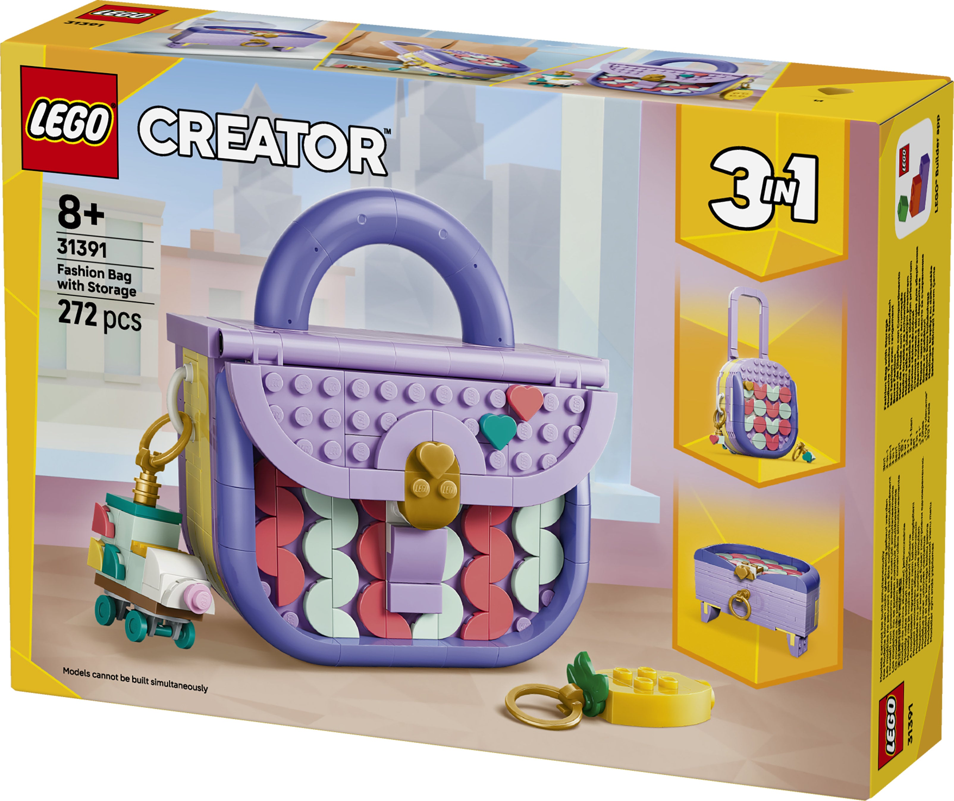 LEGO Creator 31391 Art Fashion Bag with Storage V29 8+