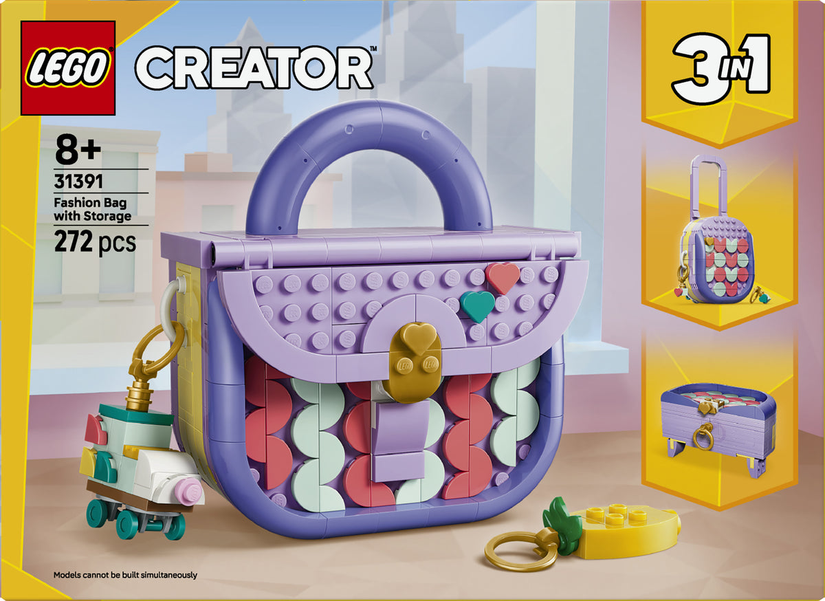 LEGO Creator 31391 Art Fashion Bag with Storage V29 8+