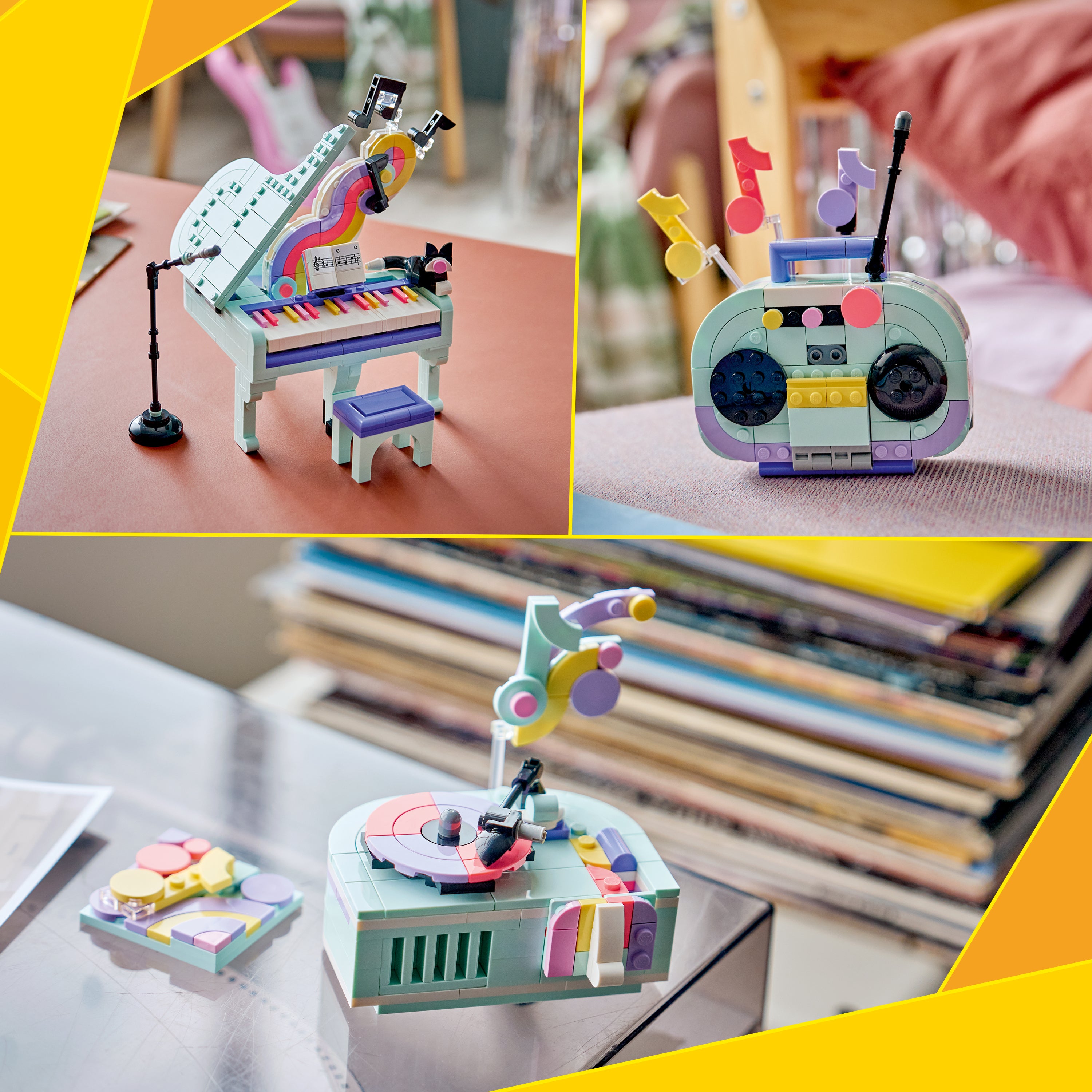 LEGO Creator 31392 Music Decor Piano with Cat V29 9+