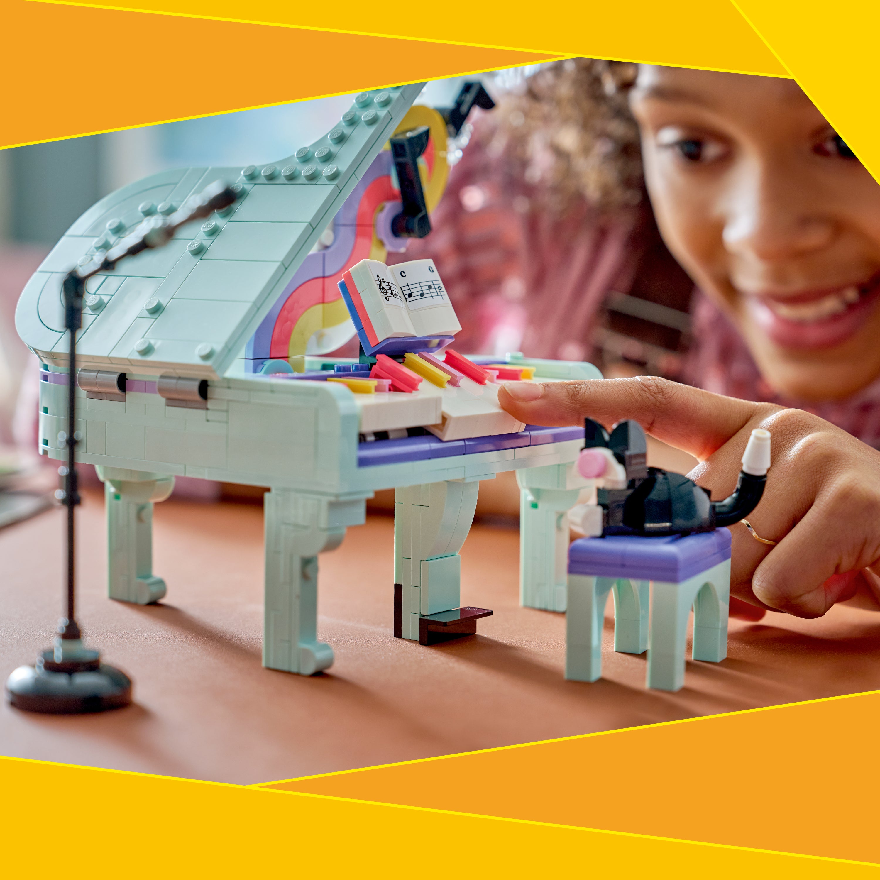 LEGO Creator 31392 Music Decor Piano with Cat V29 9+