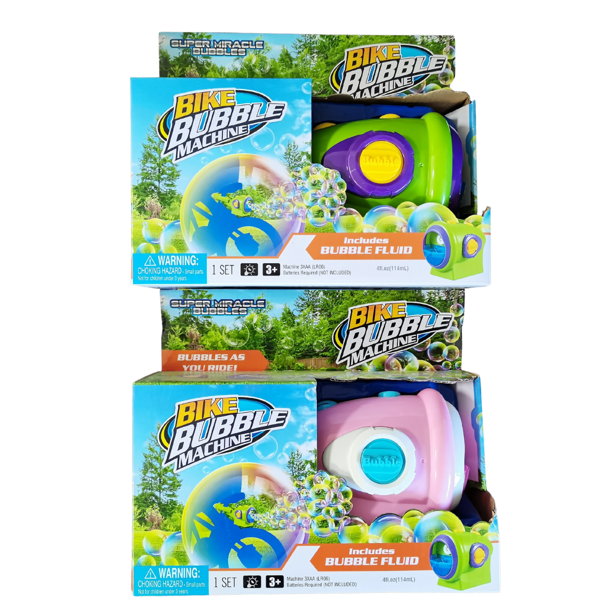 BIKE BUBBLE MACHINE 3YRS+