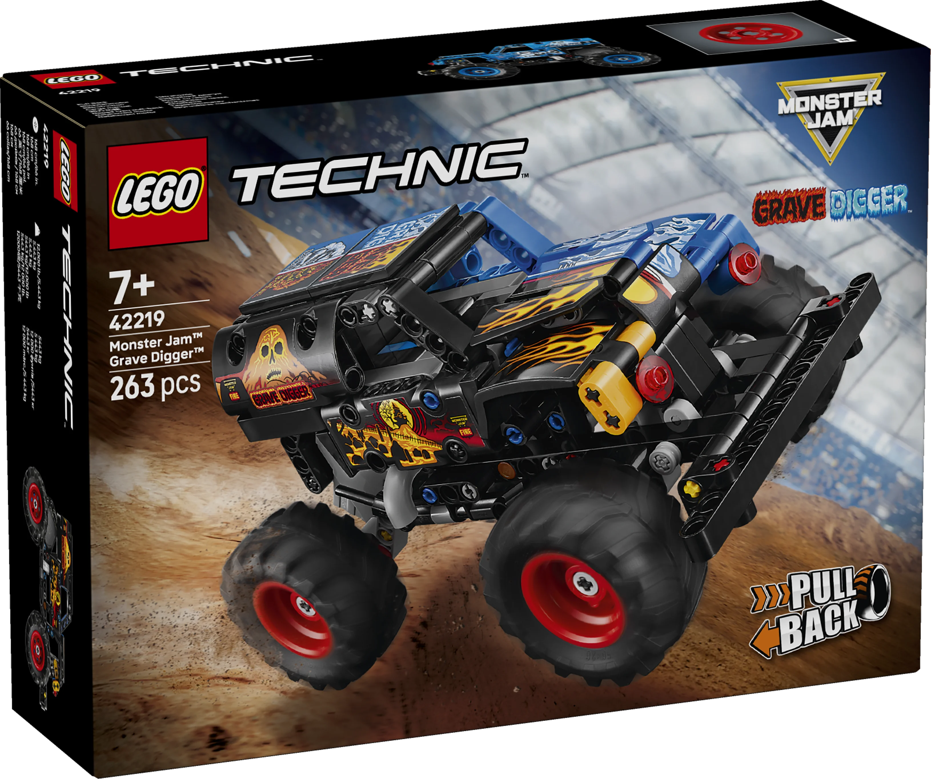 42219 Monster Jam Grave Digger Fire and Ice - Kiddy Zone