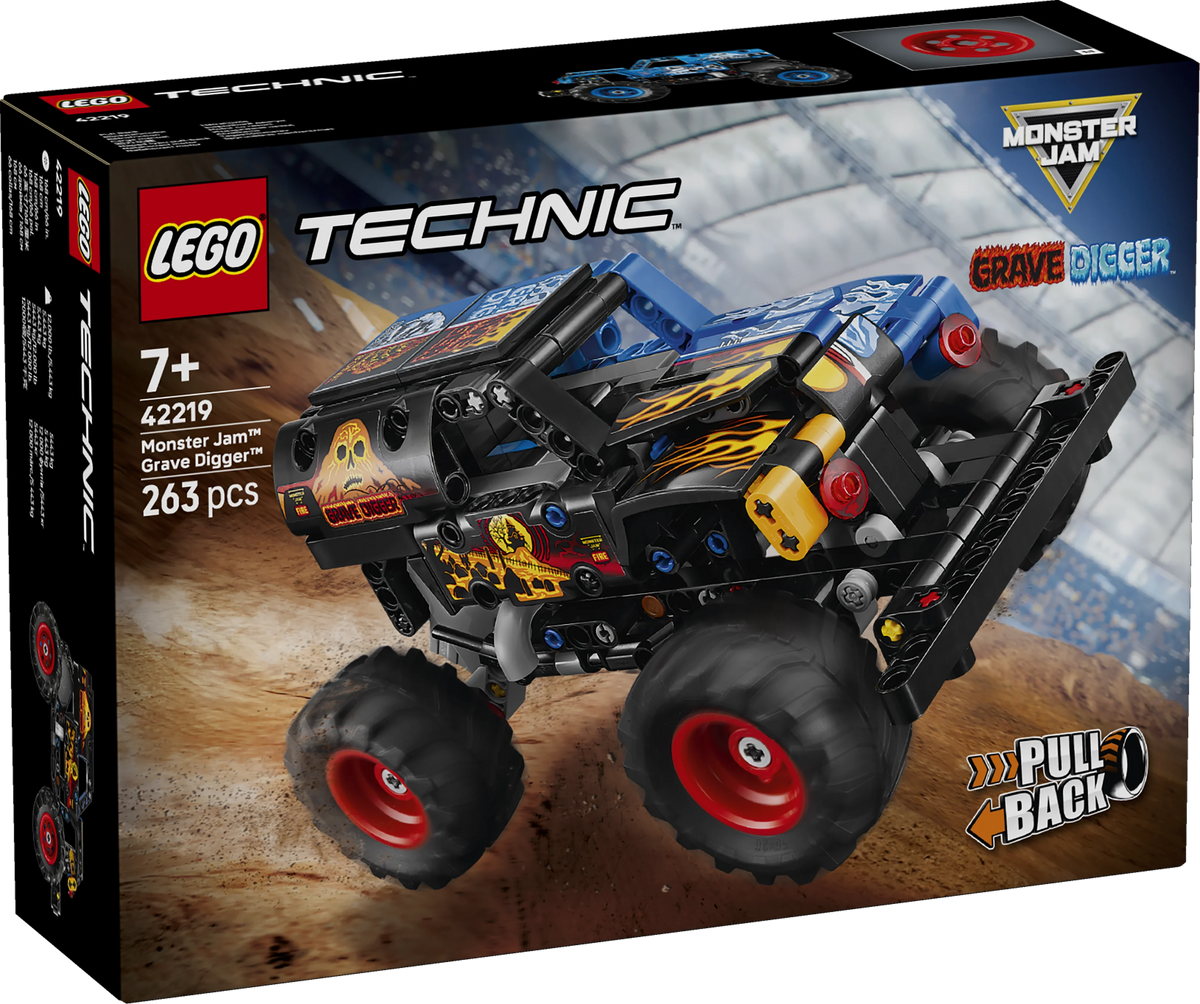 42219 Monster Jam Grave Digger Fire and Ice - Kiddy Zone