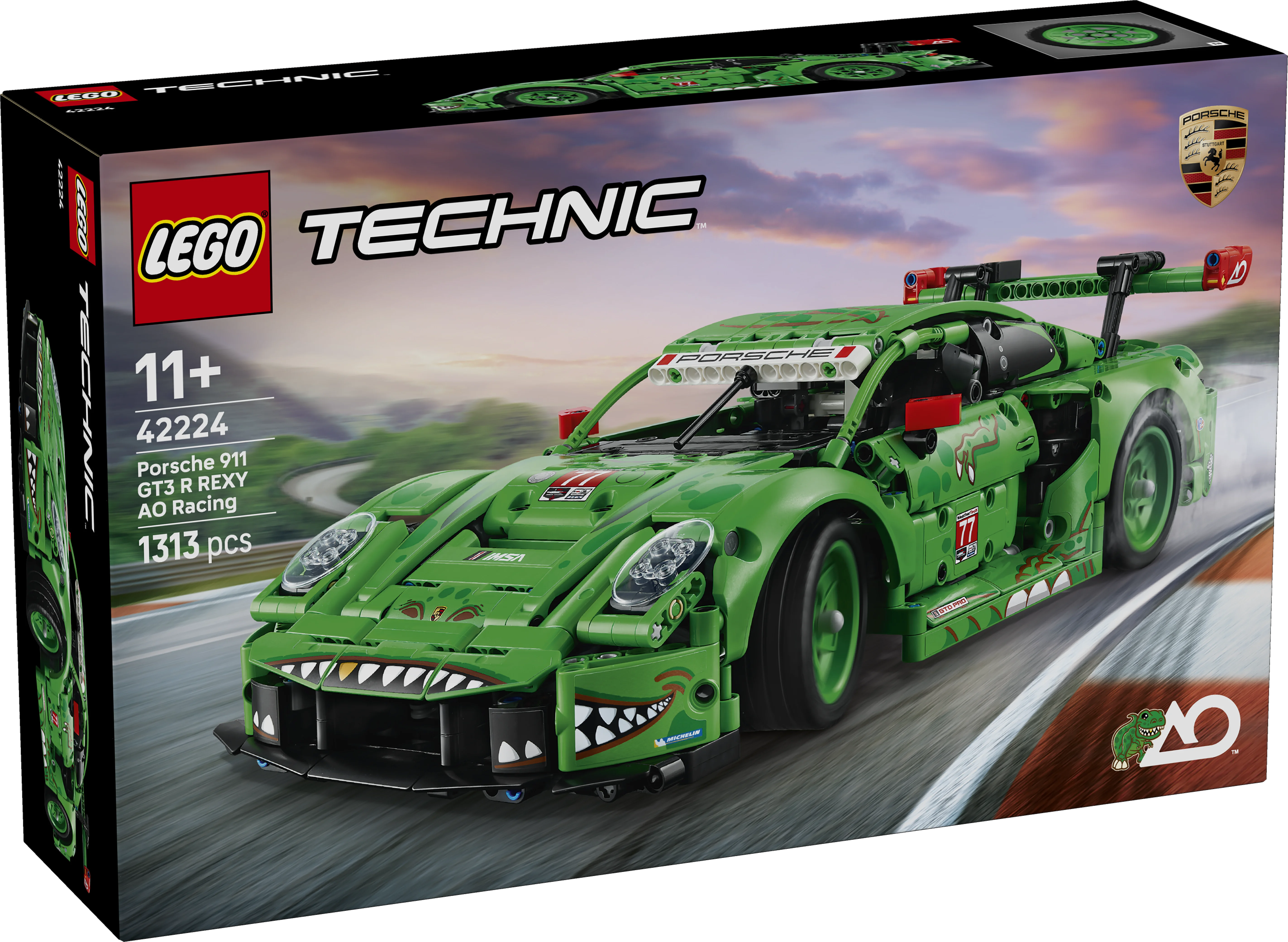 Porsche 911 GT3 R REXY AO Racing Car - Kiddy Zone