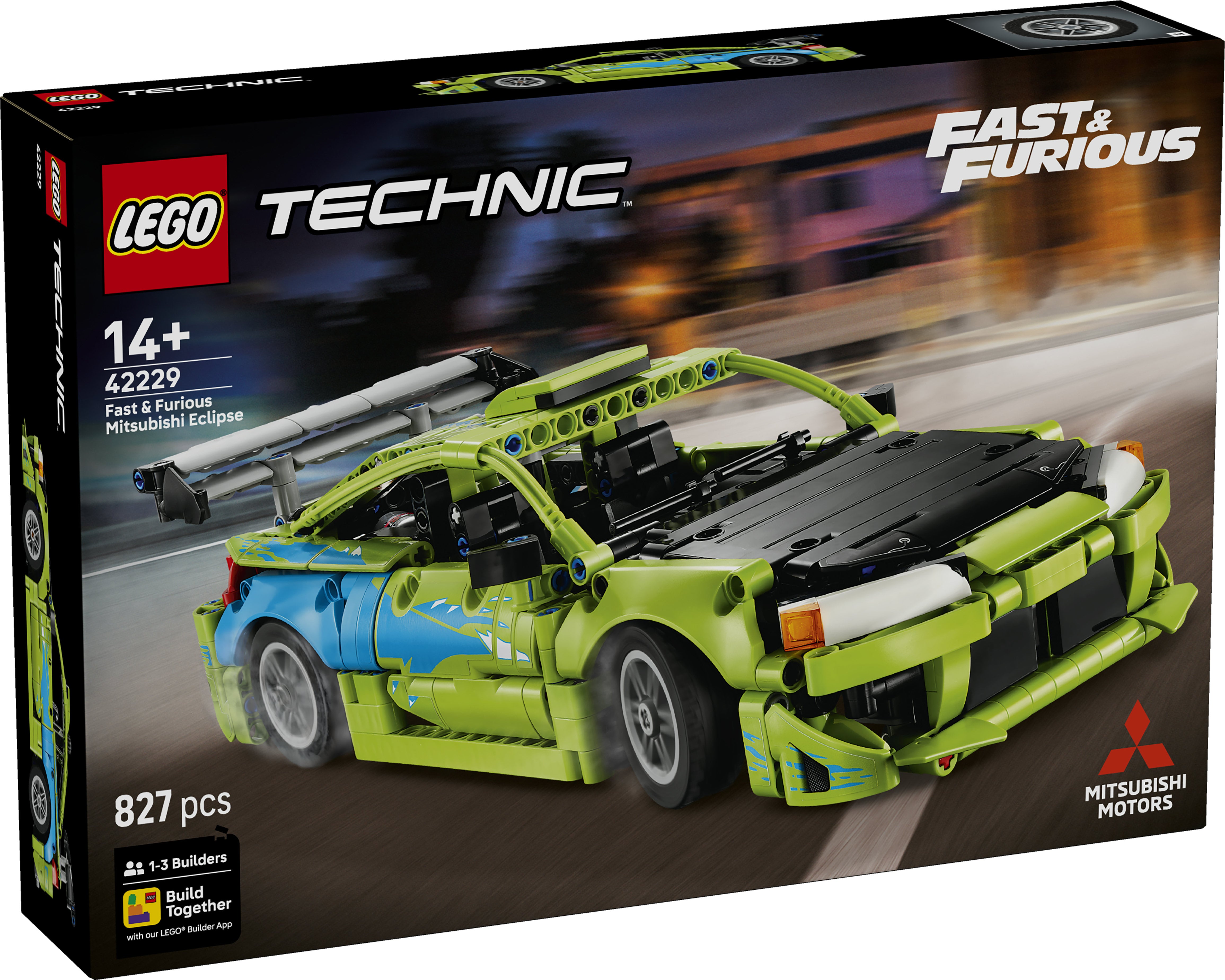 LEGO Technic 42229 Fast and Furious Mitsubishi.. V29 14+