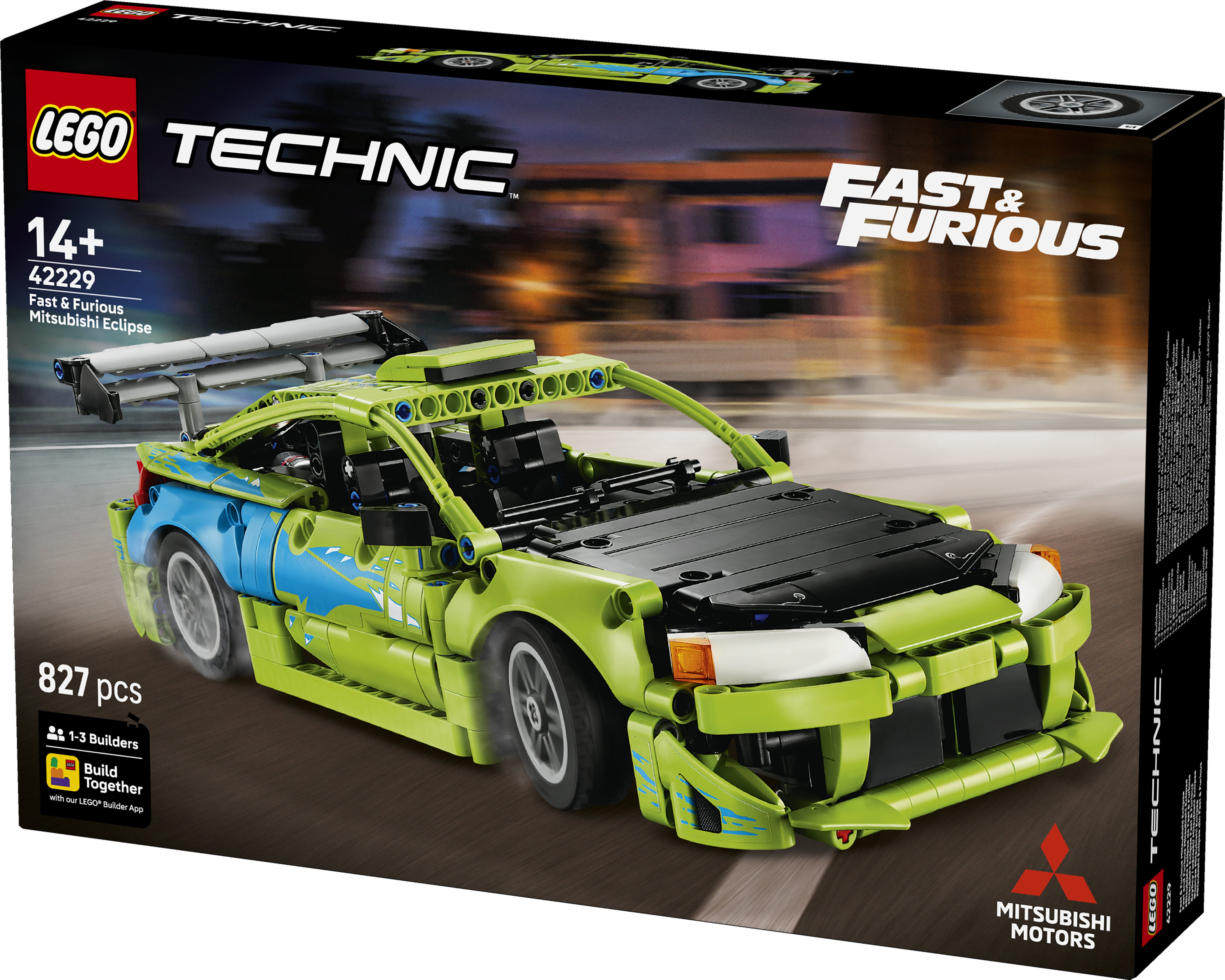 LEGO Technic 42229 Fast and Furious Mitsubishi.. V29 14+