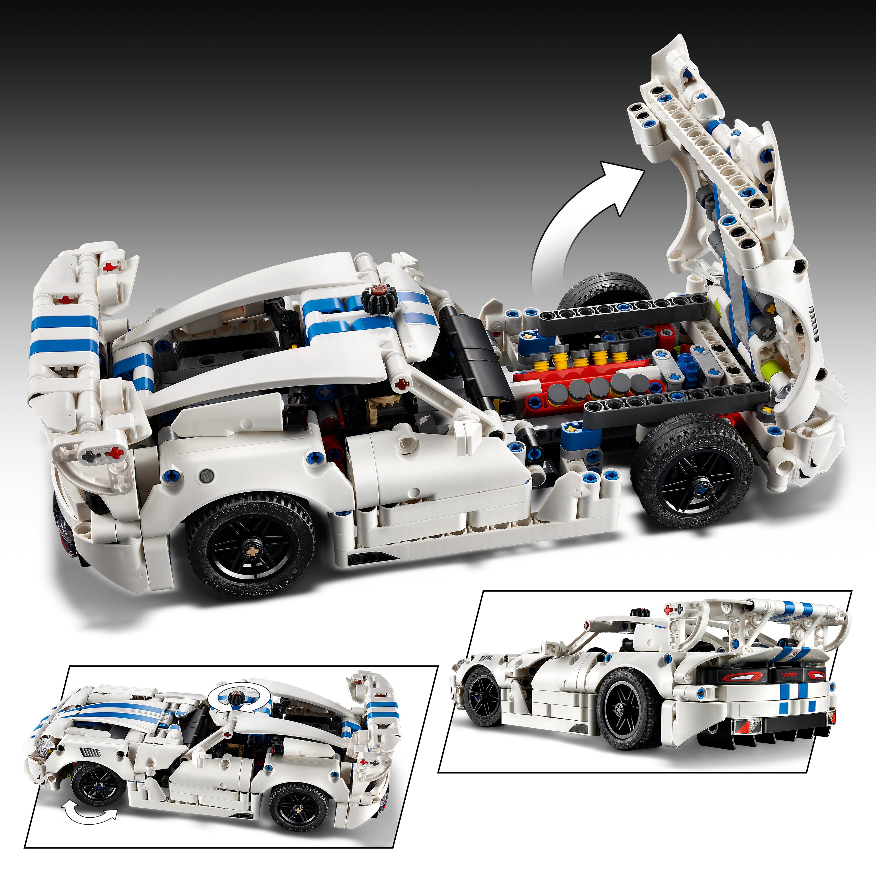 LEGO Technic 42234 Dodge Viper GTS-R Sports Car (10+)