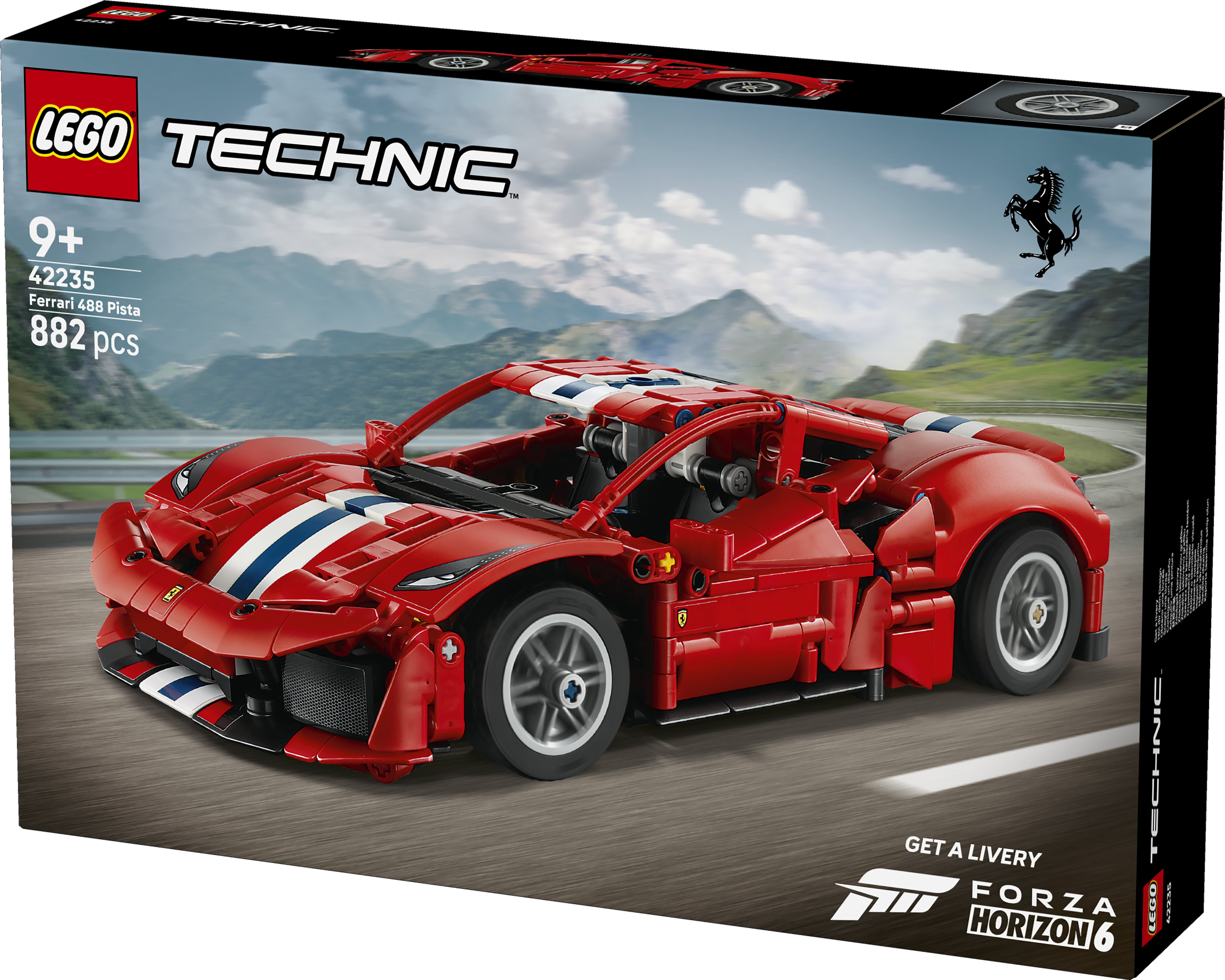 LEGO Technic 42235 Ferrari 488 Pista Car (9+)
