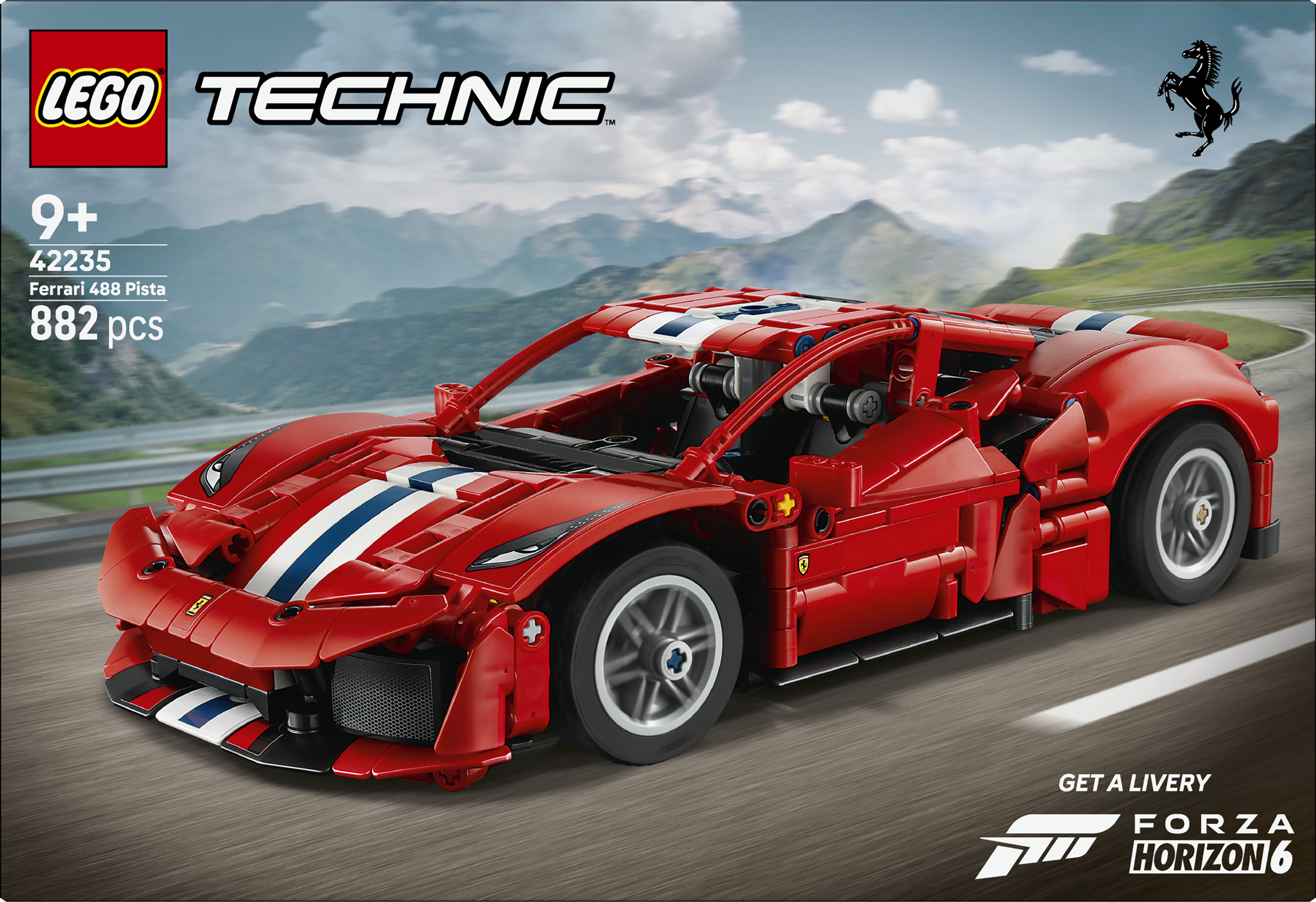 LEGO Technic 42235 Ferrari 488 Pista Car (9+)
