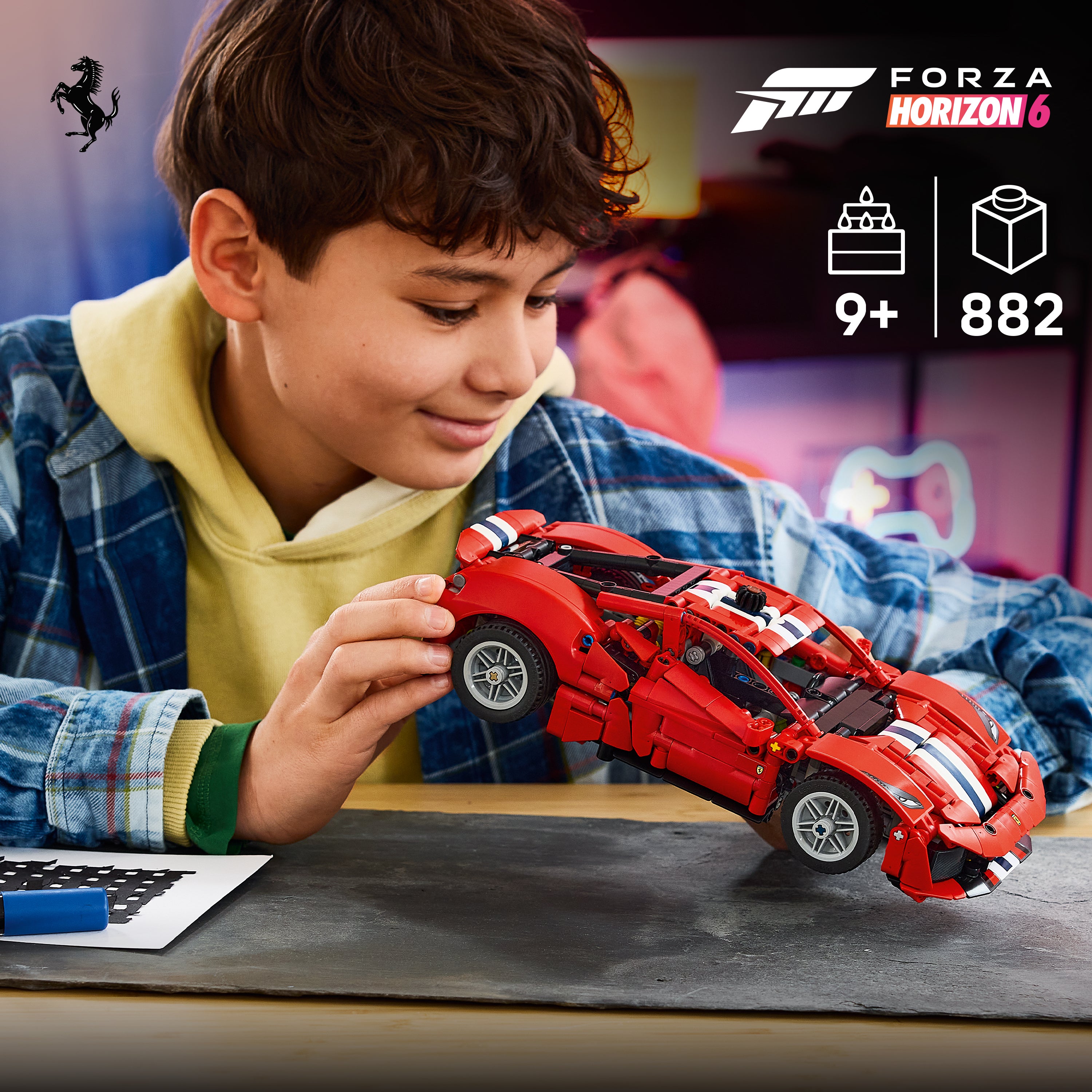 LEGO Technic 42235 Ferrari 488 Pista Car (9+)