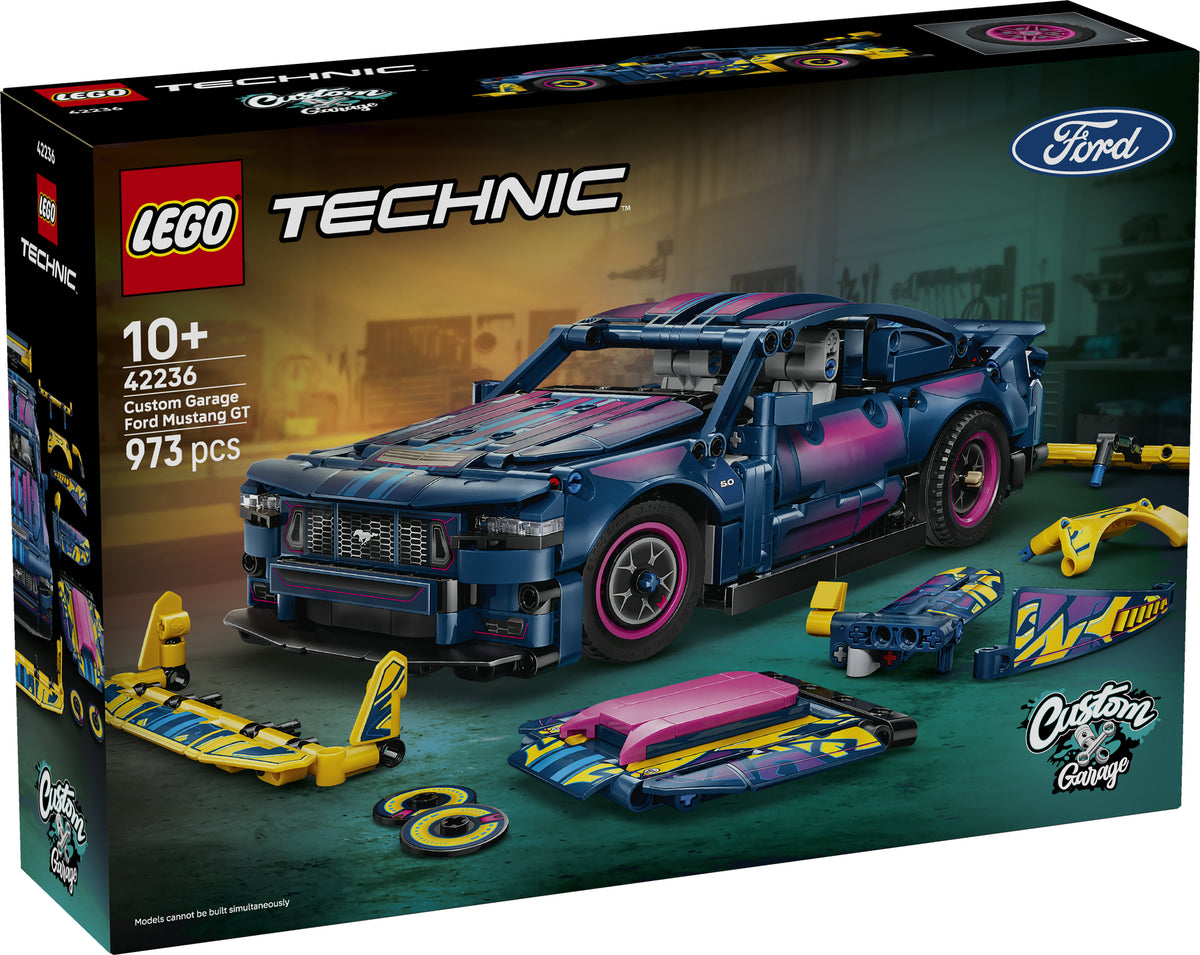 LEGO Technic 42236 Custom Garage Ford Mustang GT Car (10+)