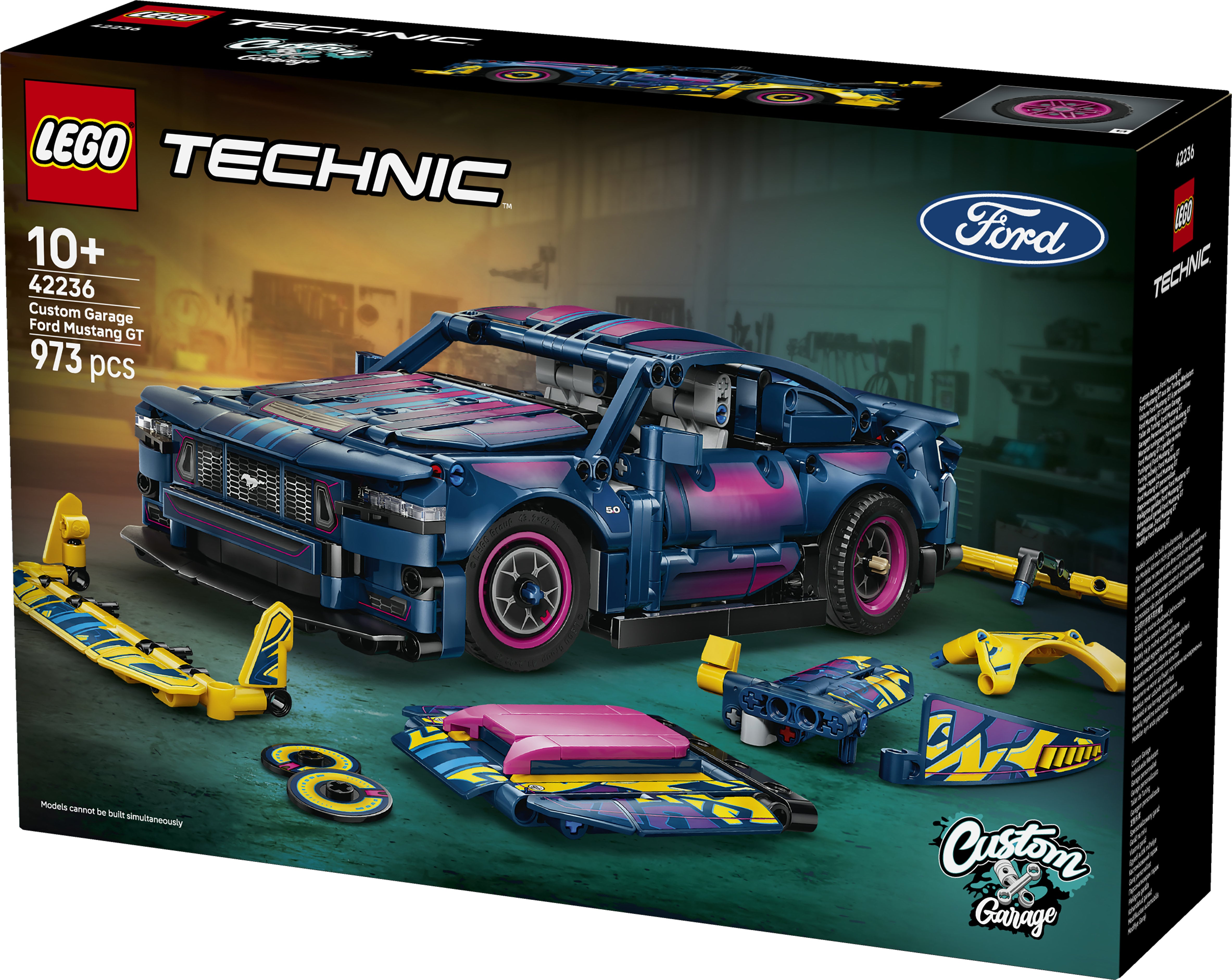 LEGO Technic 42236 Custom Garage Ford Mustang GT Car (10+)