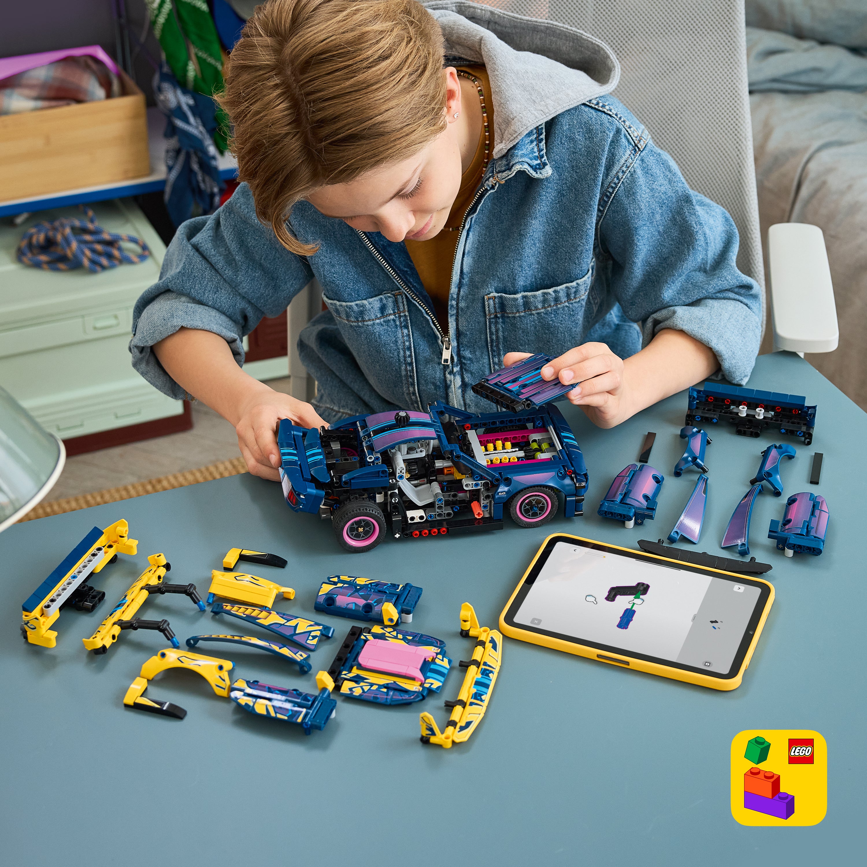 LEGO Technic 42236 Custom Garage Ford Mustang GT Car (10+)