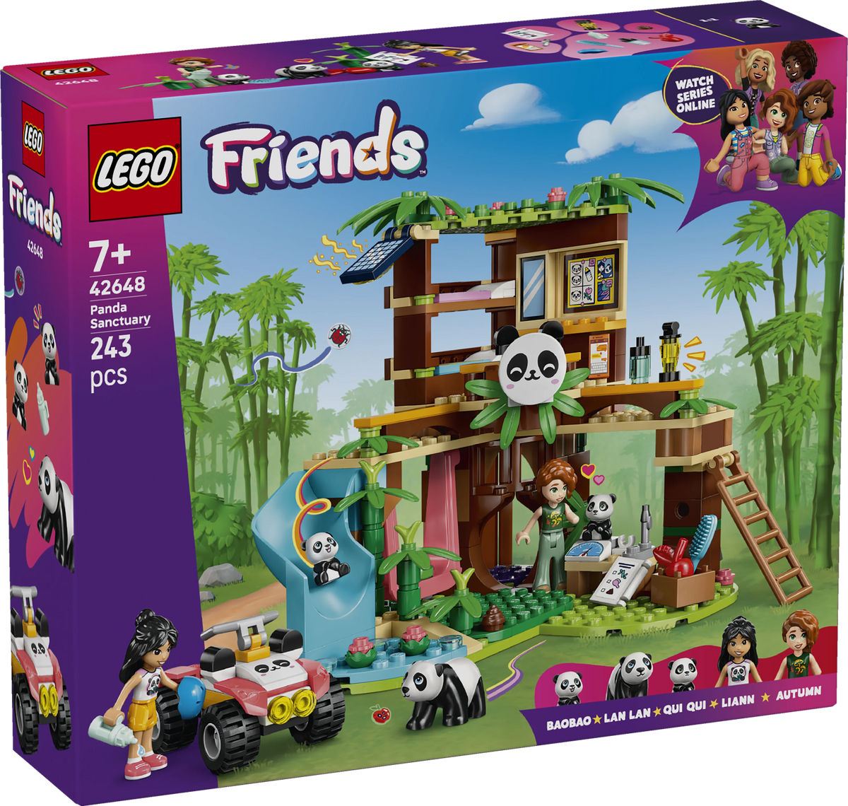 LEGO Friends 42648 Panda Sanctuary Animal Care V29  7+