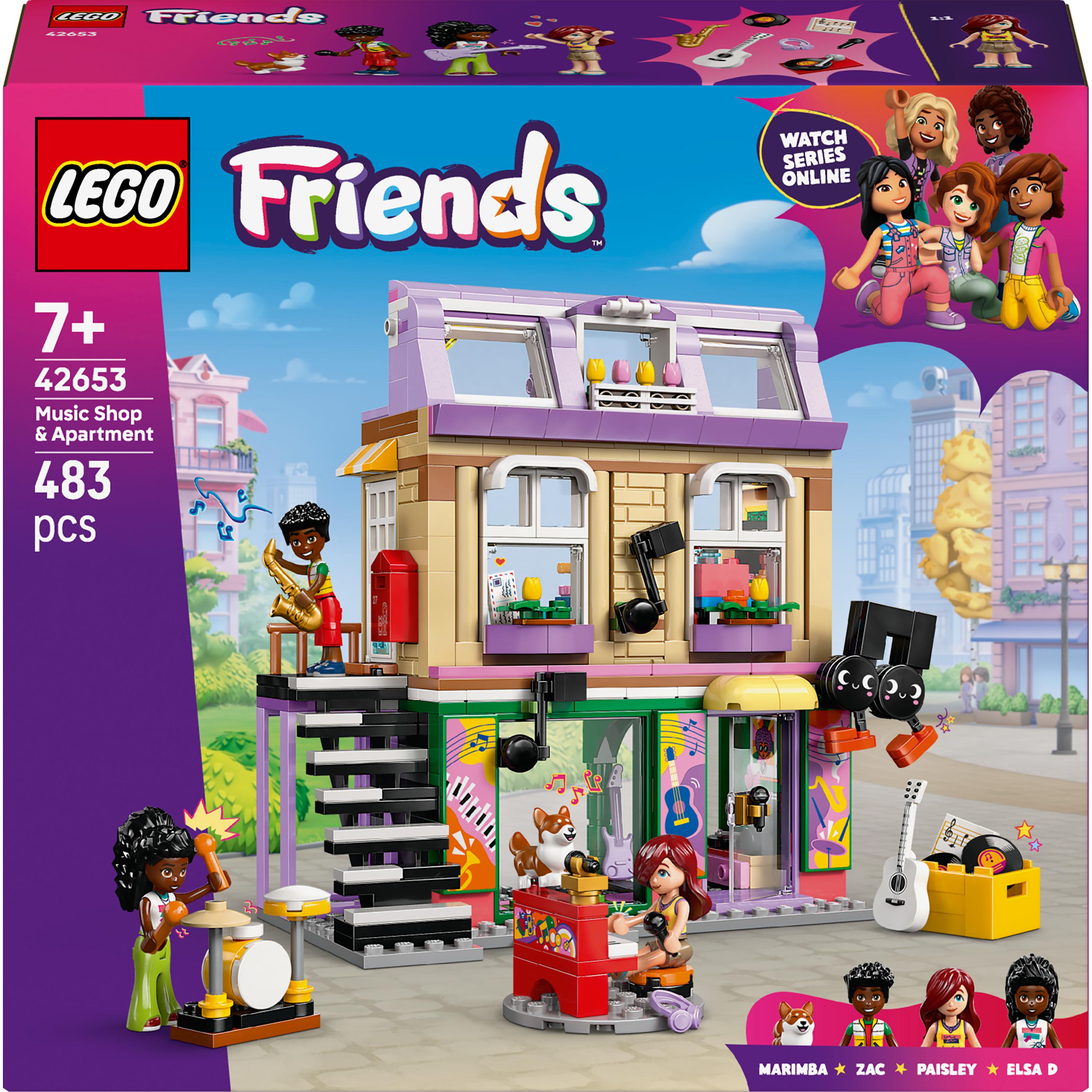 LEGO Friends 42653 متجر موسيقى وشقة V29 7+