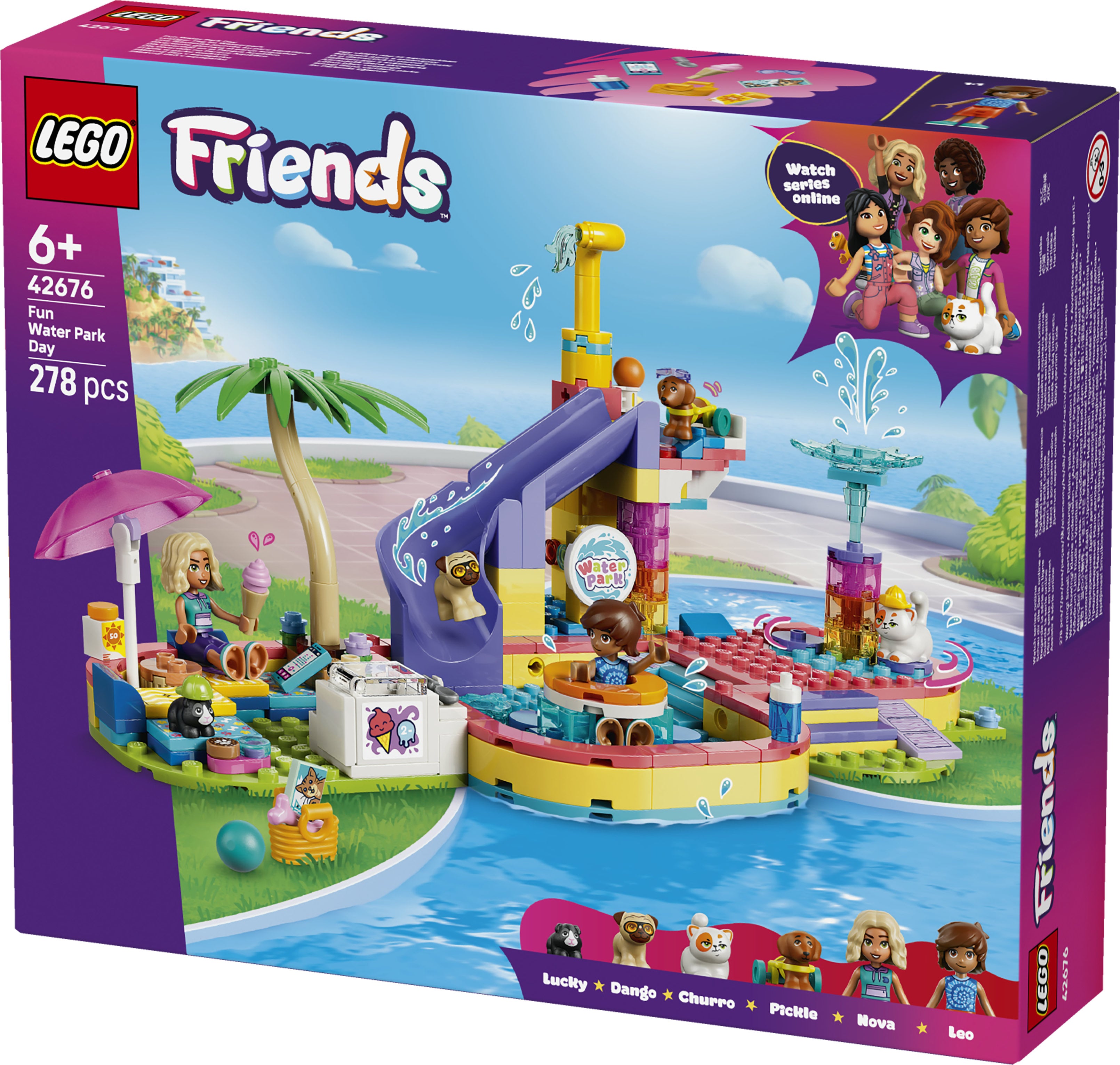 LEGO Friends 42676 Fun Water Park Day V29 6+