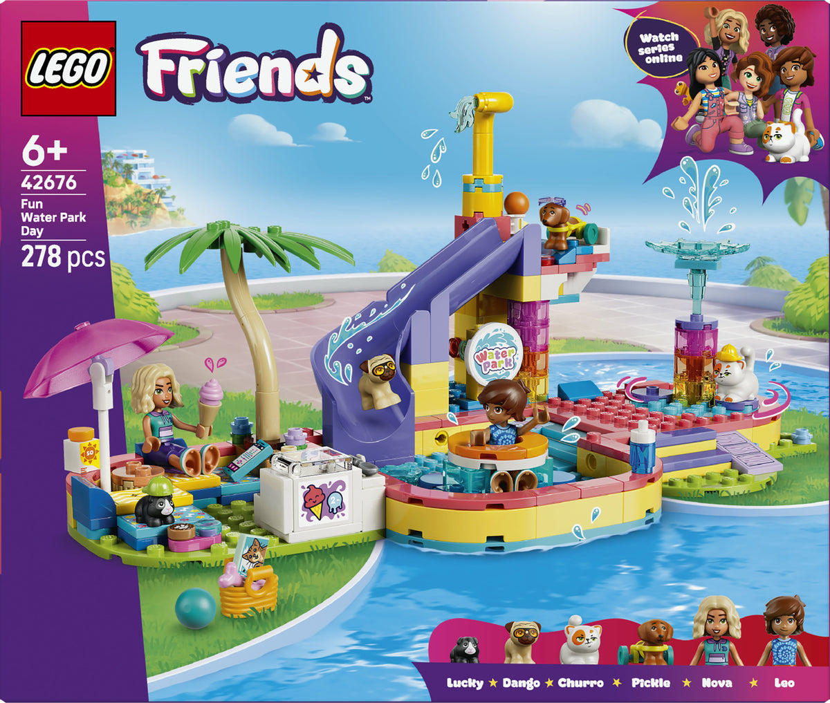 LEGO Friends 42676 Fun Water Park Day V29 6+
