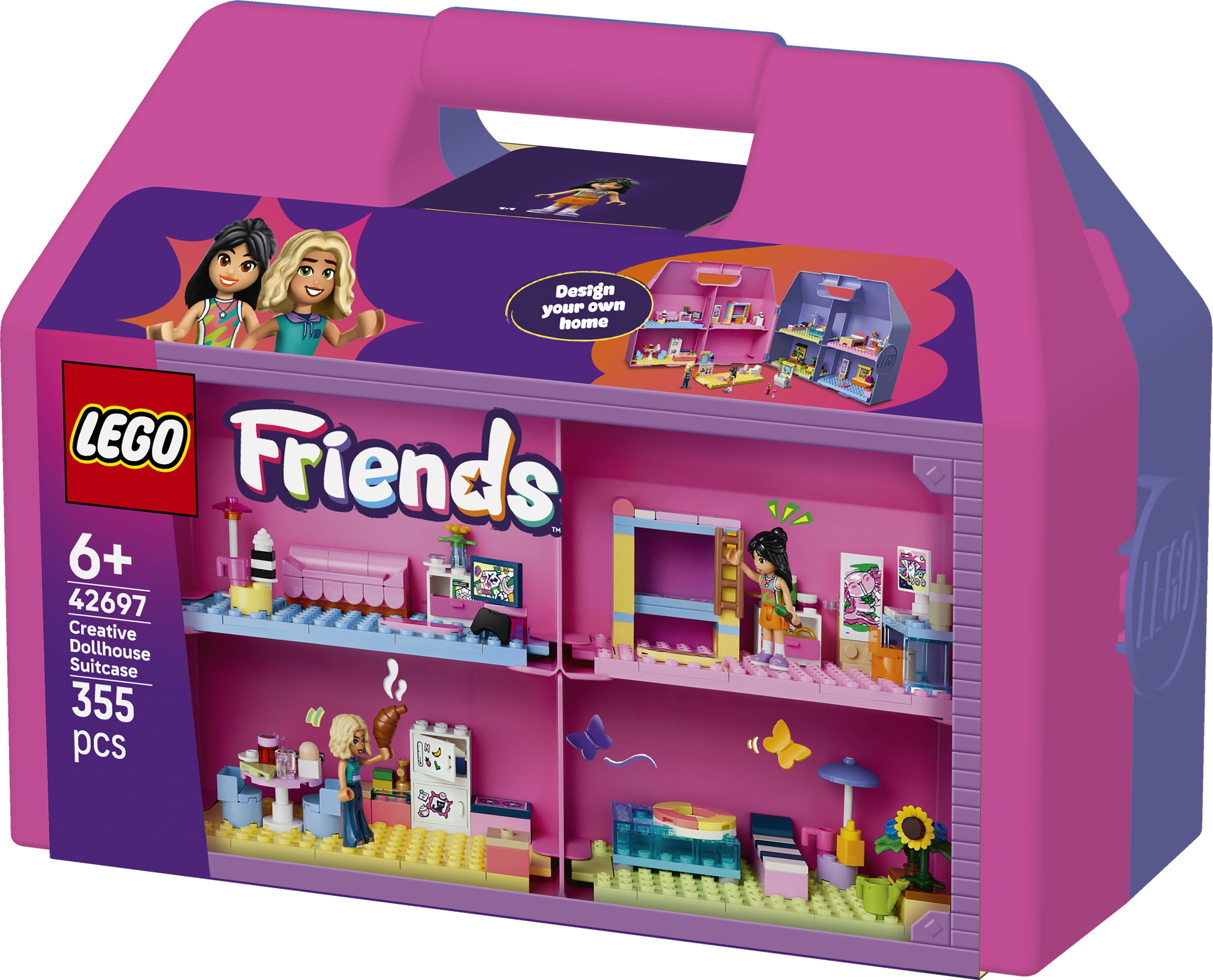 LEGO Friends 42697 Creative Dollhouse Suitcase V29 6+