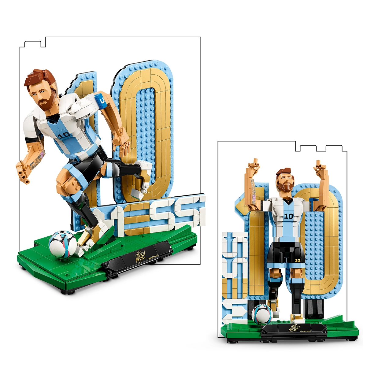 LEGO FIFA   EDITIONS SPORTS Lionel Messi – Soccer Legend Set V29 - 43015