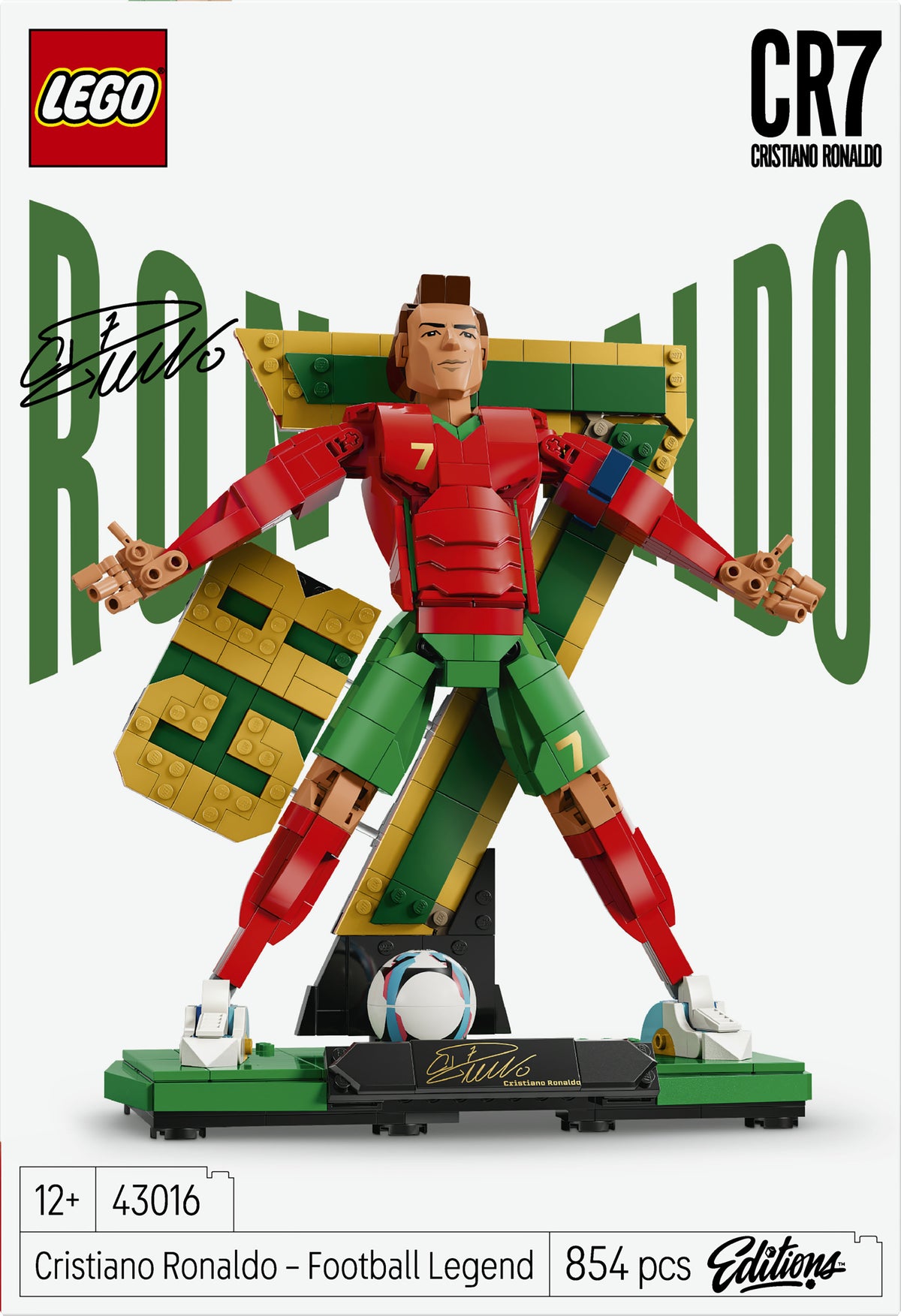 LEGO FIFA  EDITIONS SPORTS Cristiano Ronaldo – Soccer Legend Set V29 - 43016