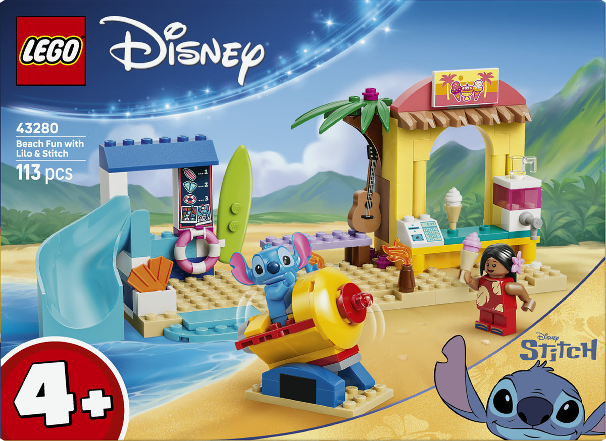 LEGO Disney Classic 43280 Beach Fun with Lilo & Stitch V29 4+