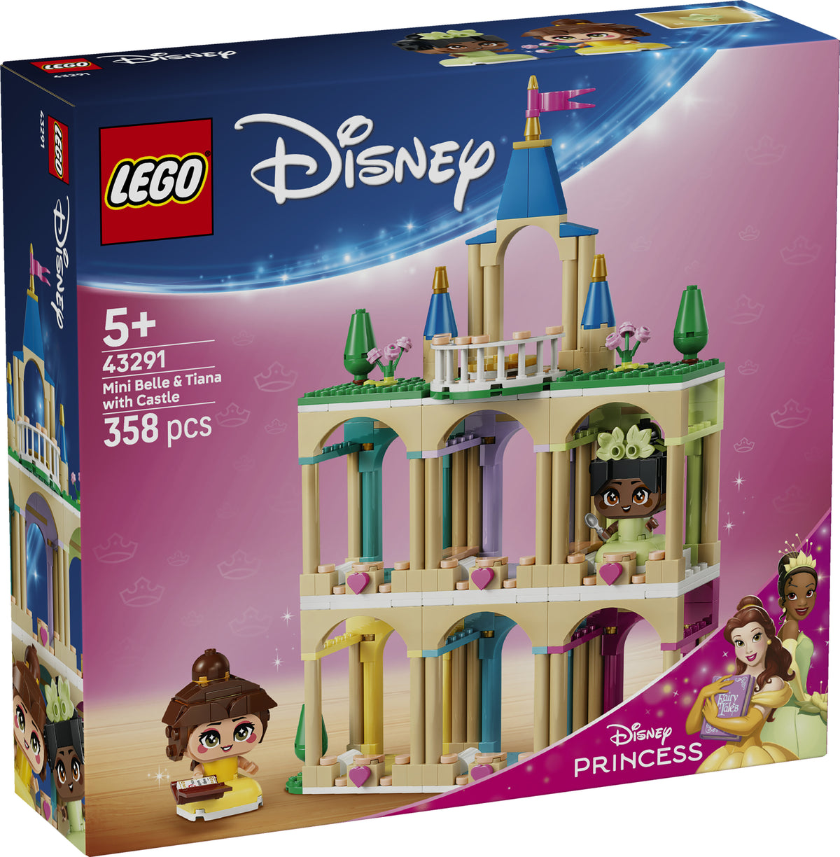 LEGO Disney Princess 43291 Mini Belle & Tiana with Castle