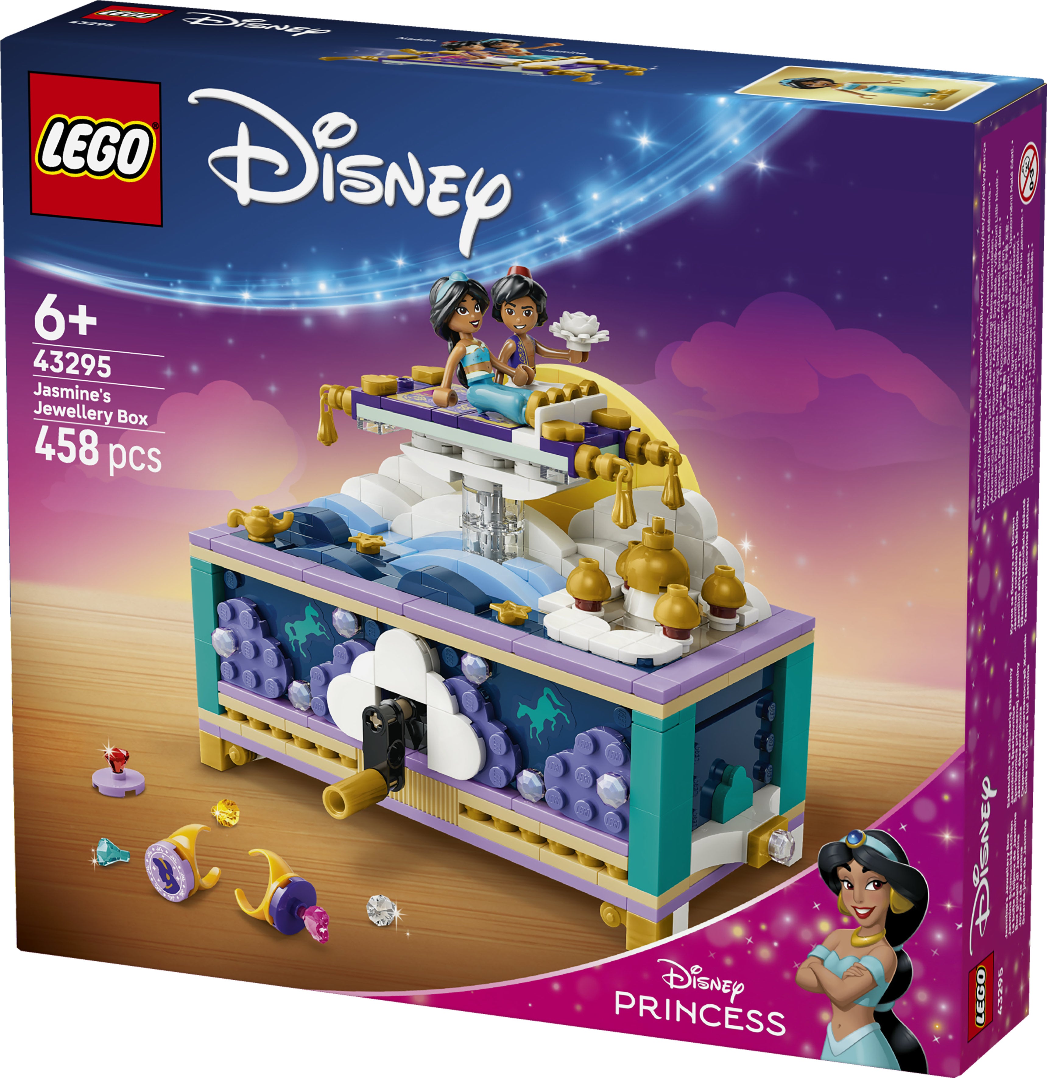 LEGO Disney Princess 43295 Jasmine's Jewelry Box V29 6+