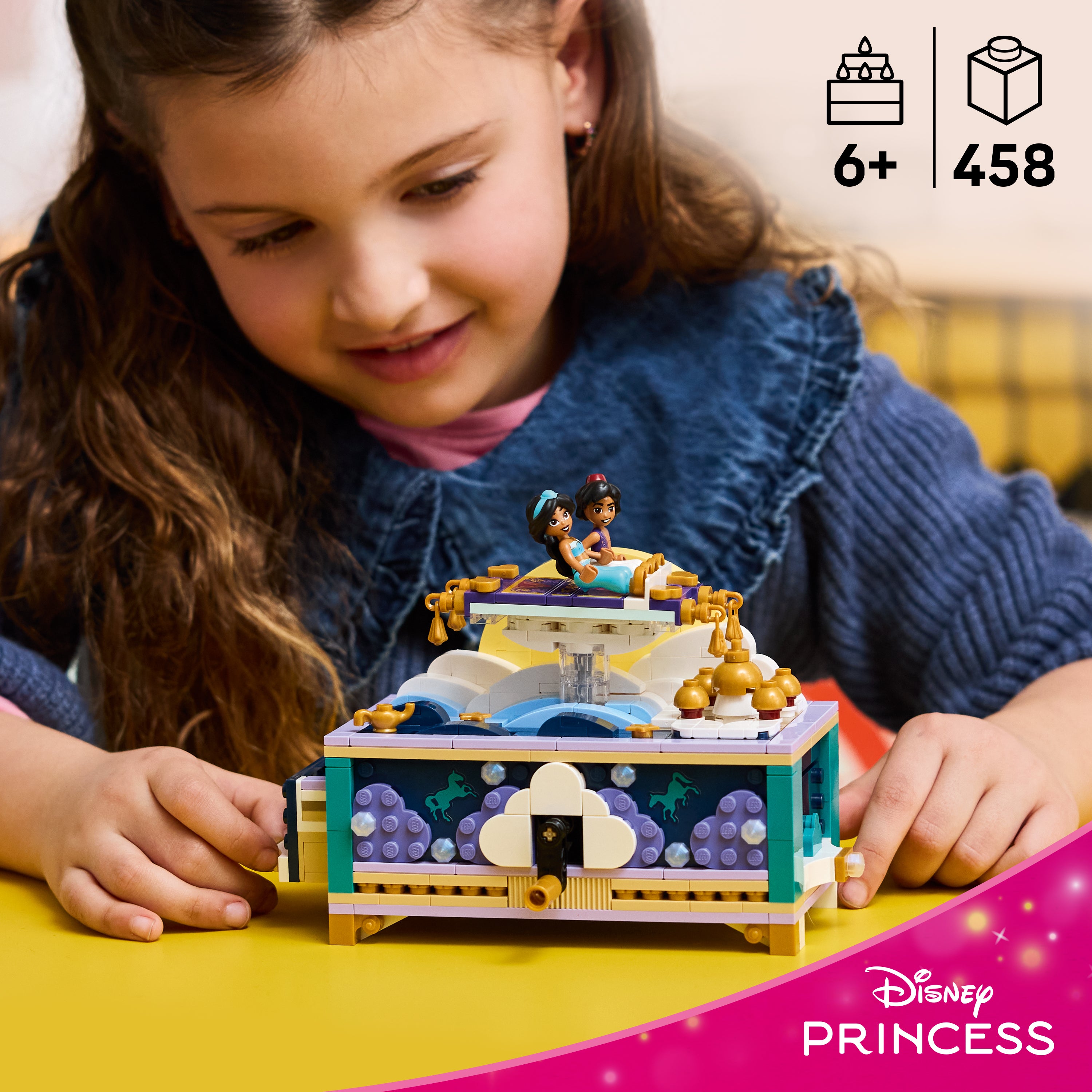 LEGO Disney Princess 43295 Jasmine's Jewelry Box V29 6+