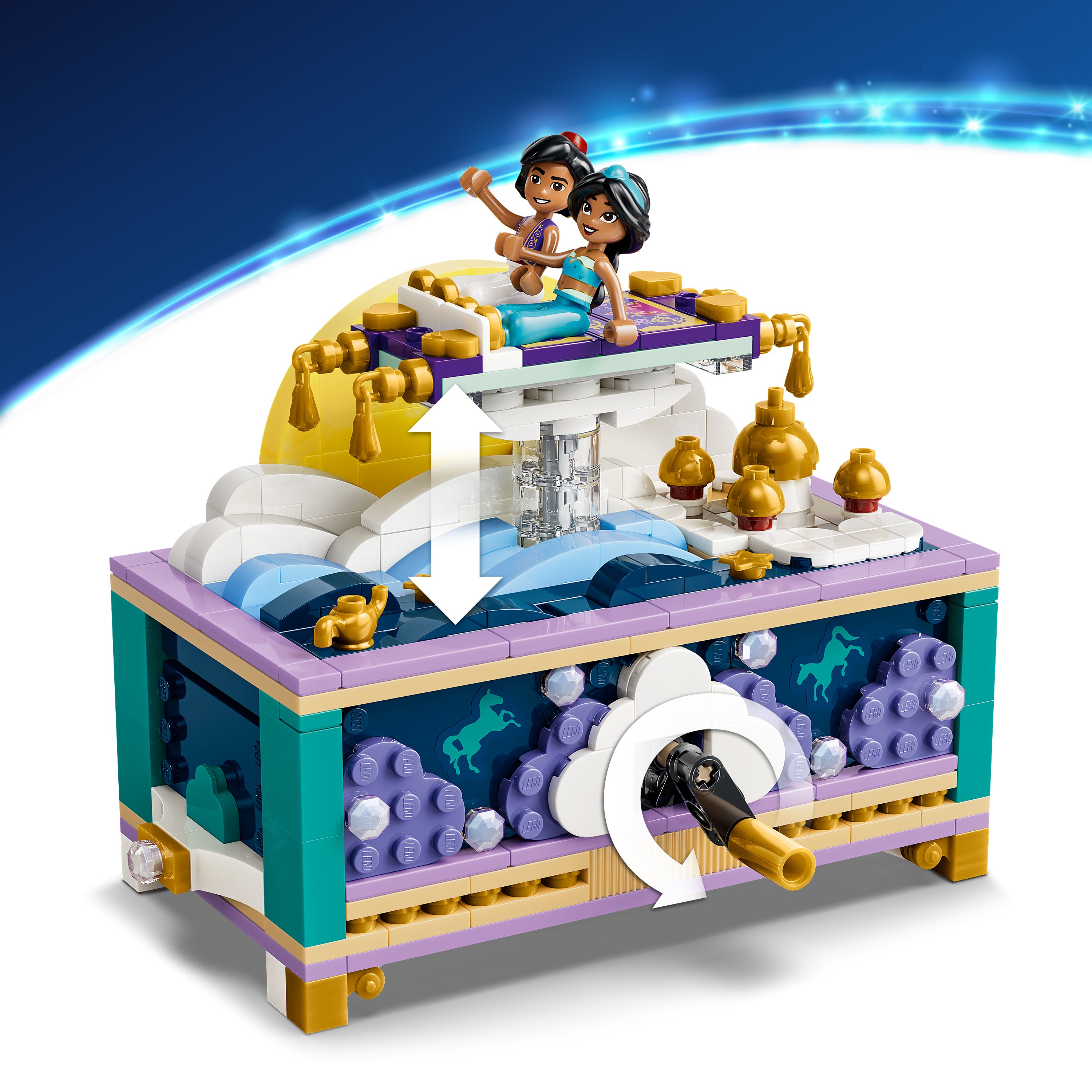LEGO Disney Princess 43295 Jasmine's Jewelry Box V29 6+