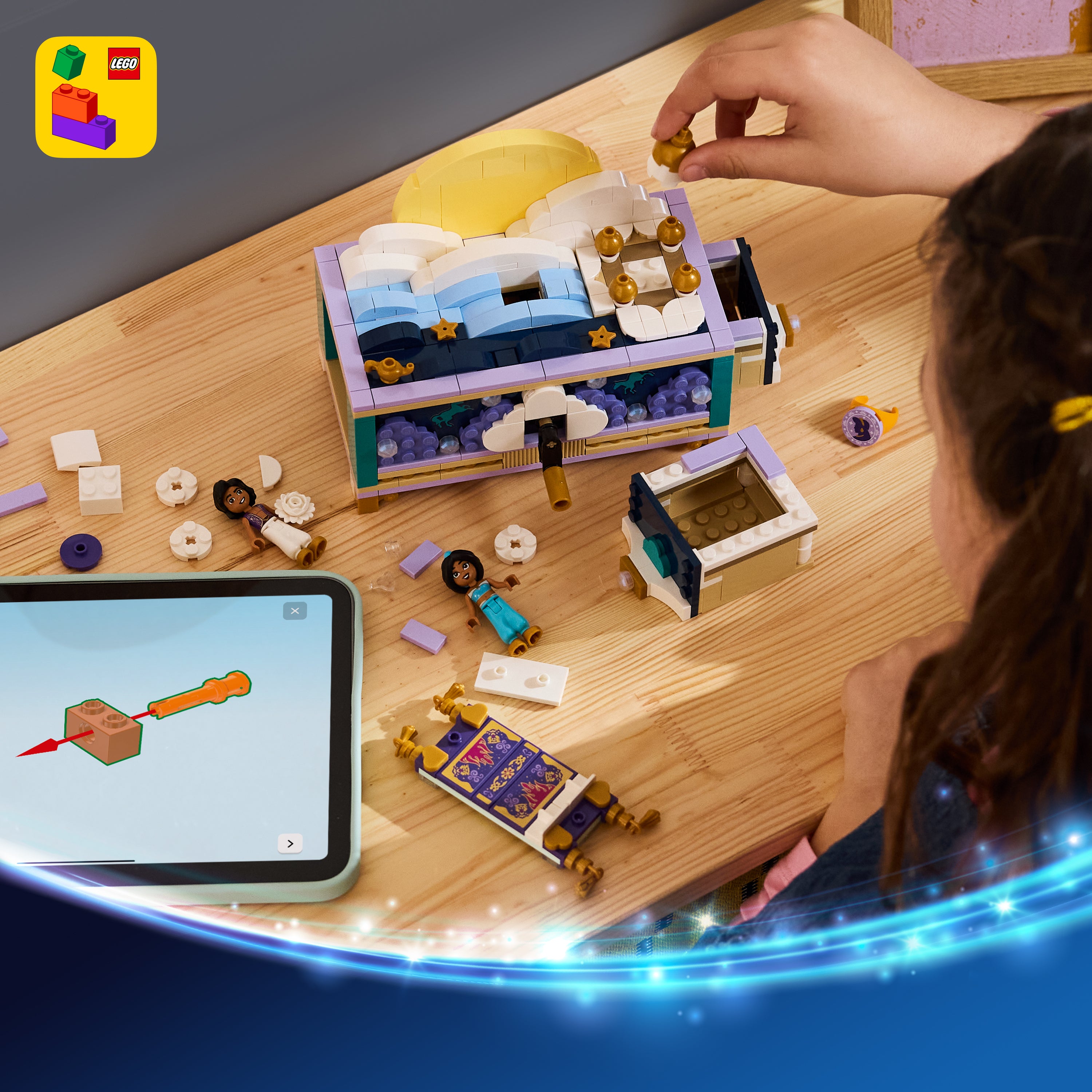 LEGO Disney Princess 43295 Jasmine's Jewelry Box V29 6+