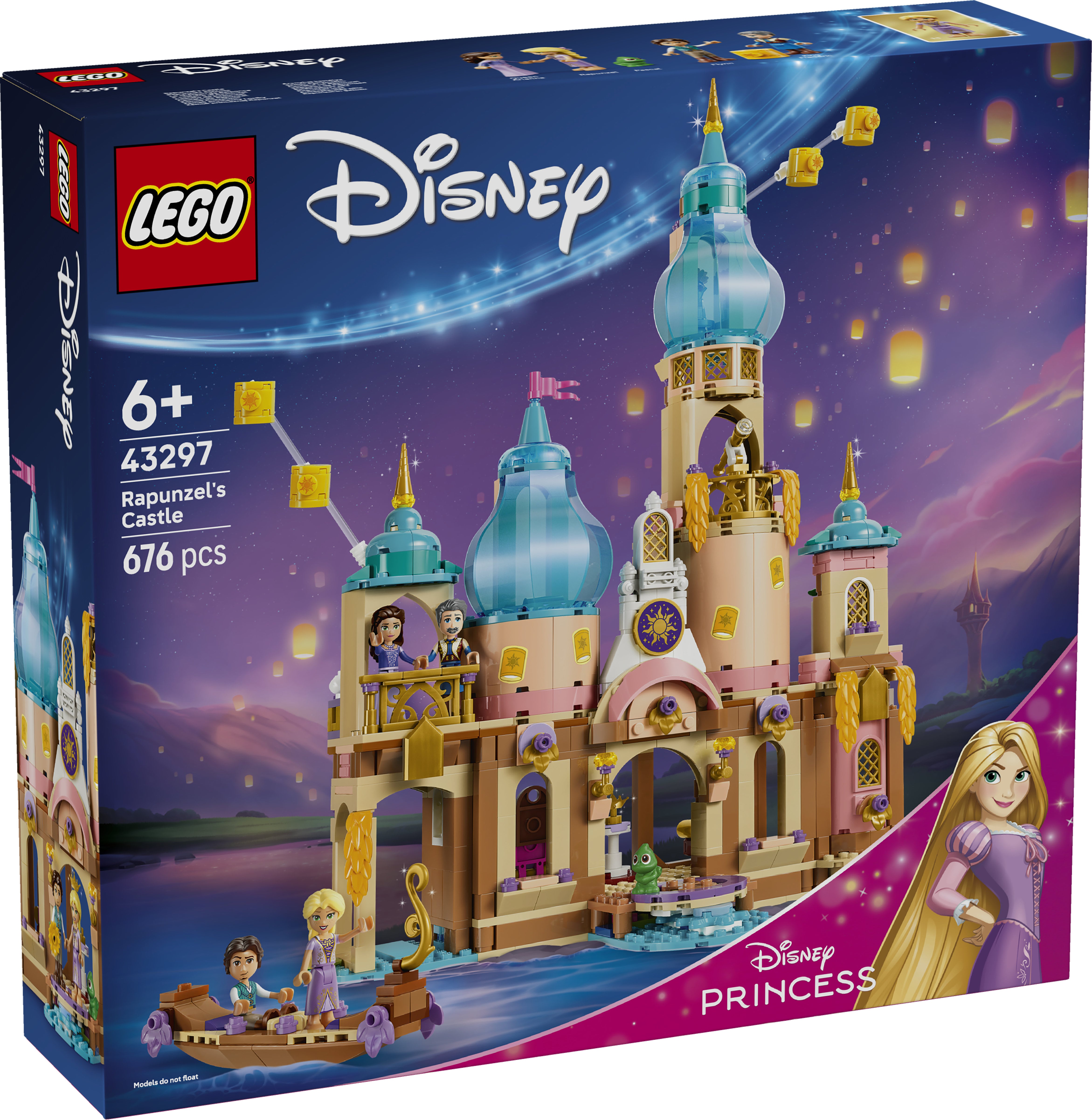 LEGO Disney Princess 43297 Rapunzel's Castle V29 6+
